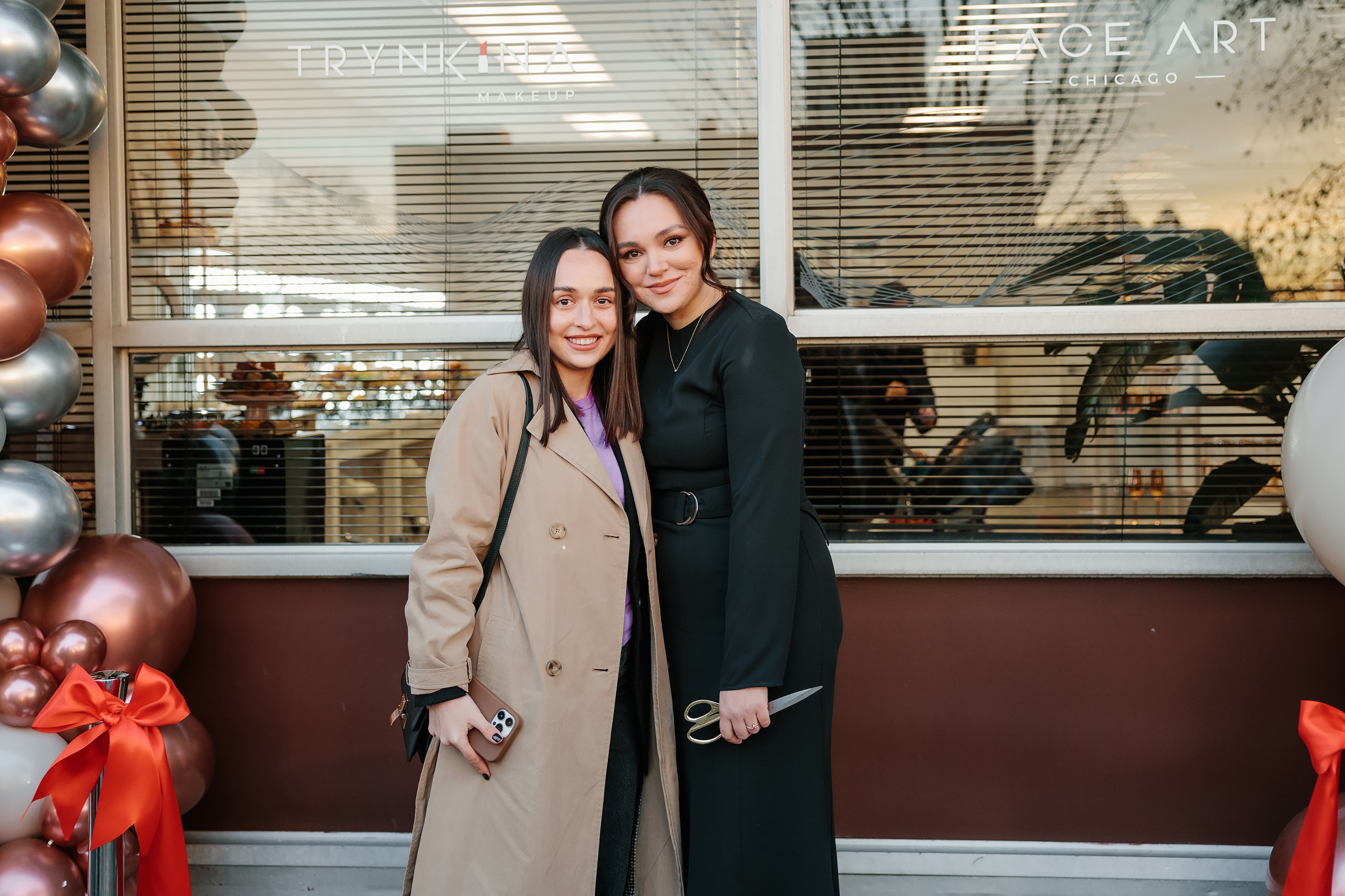 Grand Opening Trynkina Makeup 11.20.2022. Wedding family event photographer in Chicago Nick Yushevich