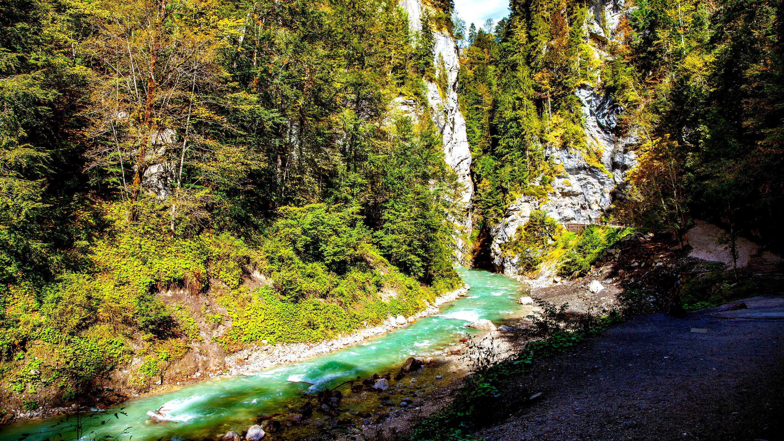 188.Partnachklamm Gorge.26.9.2024. Путешествия в формате 360......