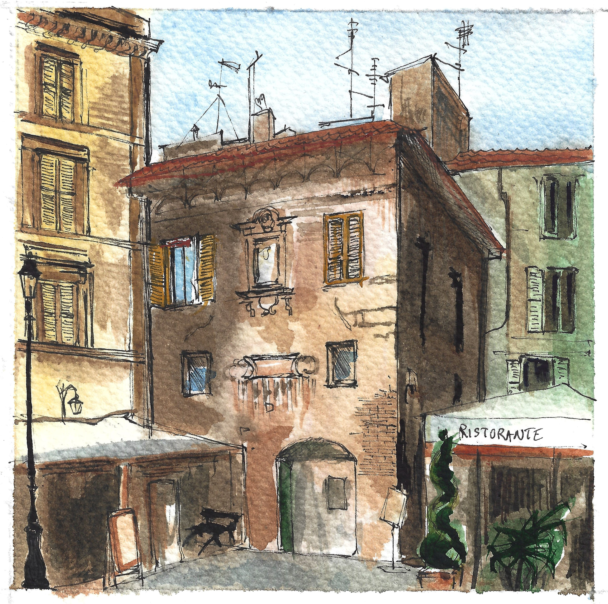 Urban views. Angelina Sorokopud. Artist in Strasbourg