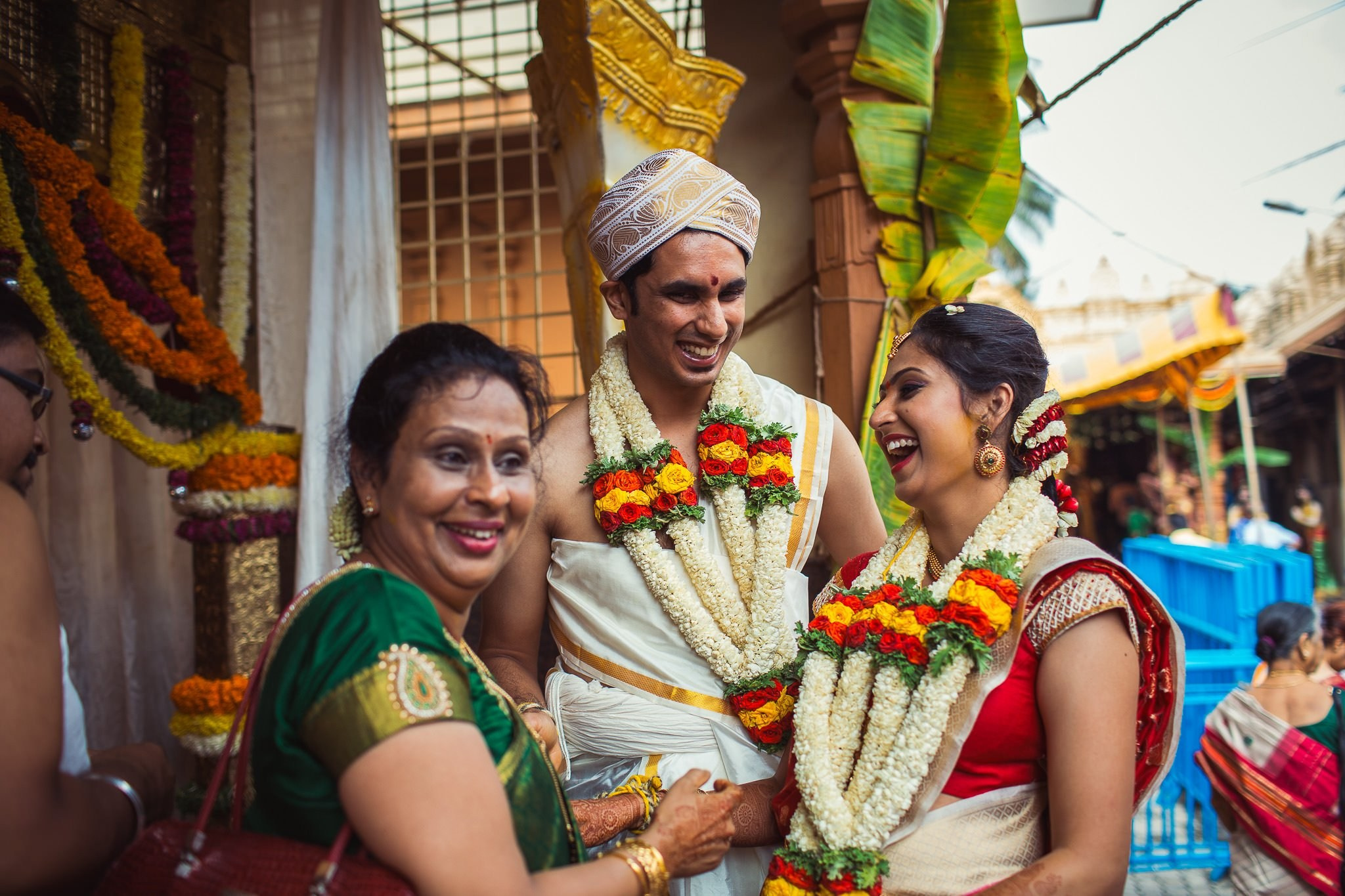 Traditional Kannada Brahmin Temple wedding, JP nagar, Bangalore