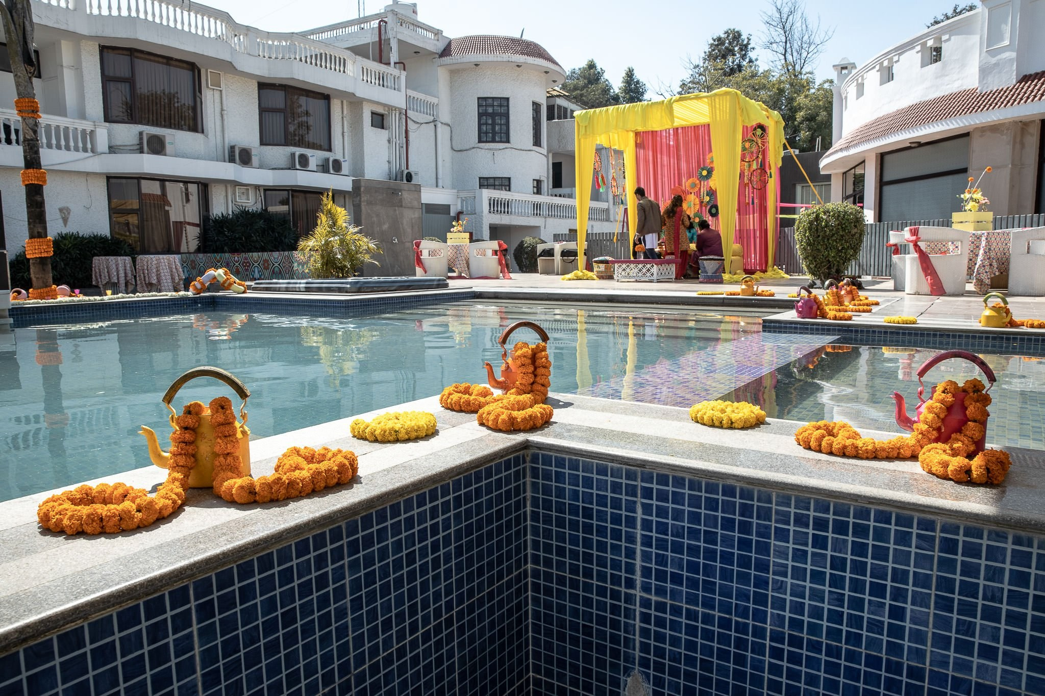 Punjabi + Marathi fusion wedding at New Delhi, India
