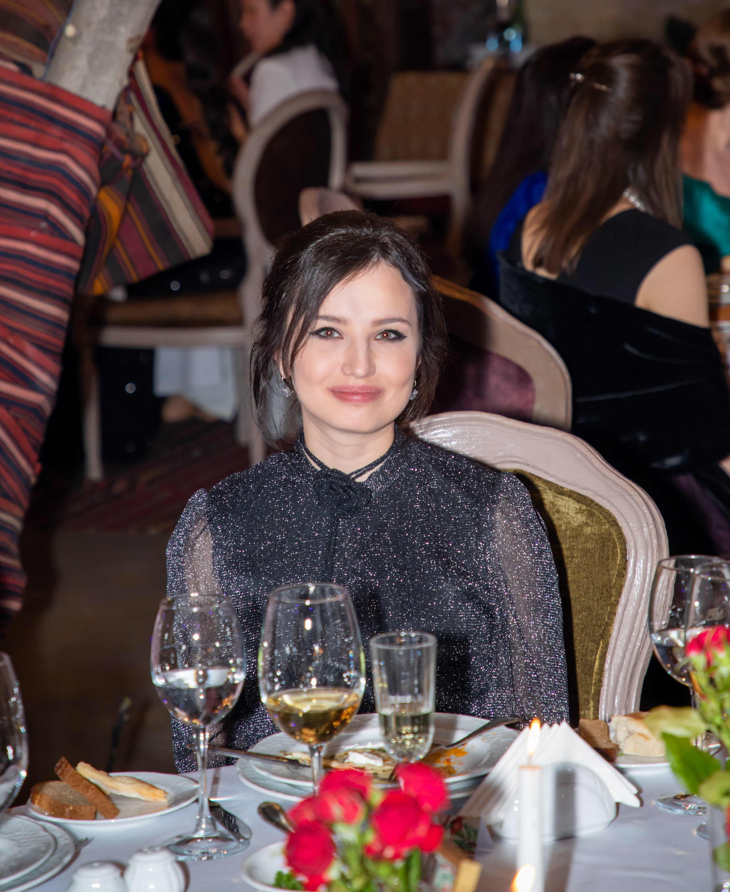 Gala-Dinner with the French Countess, the main etiquette expert Marie de Tilly. Baku Photographer