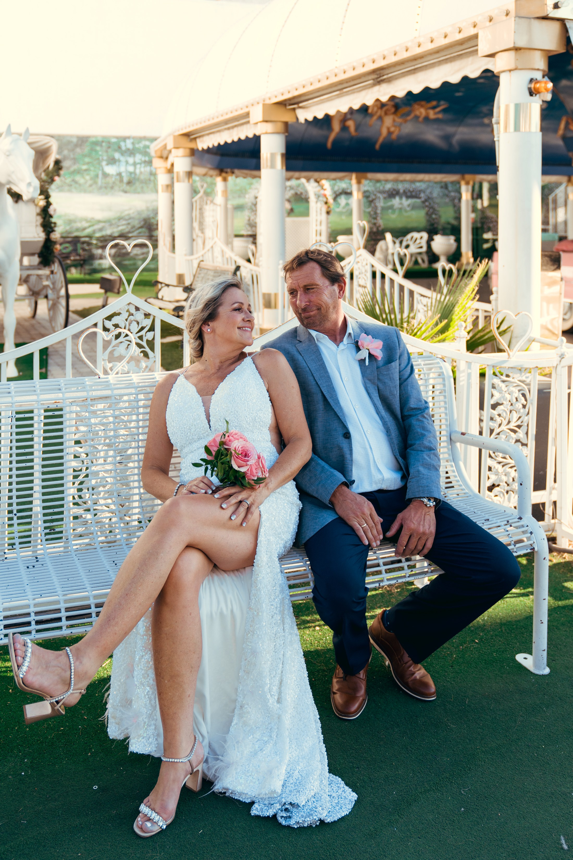 Sandra&Steffen. Renewal vows. Wedding & elopement photographer Viktoriya Kravtsov. Las Vegas
