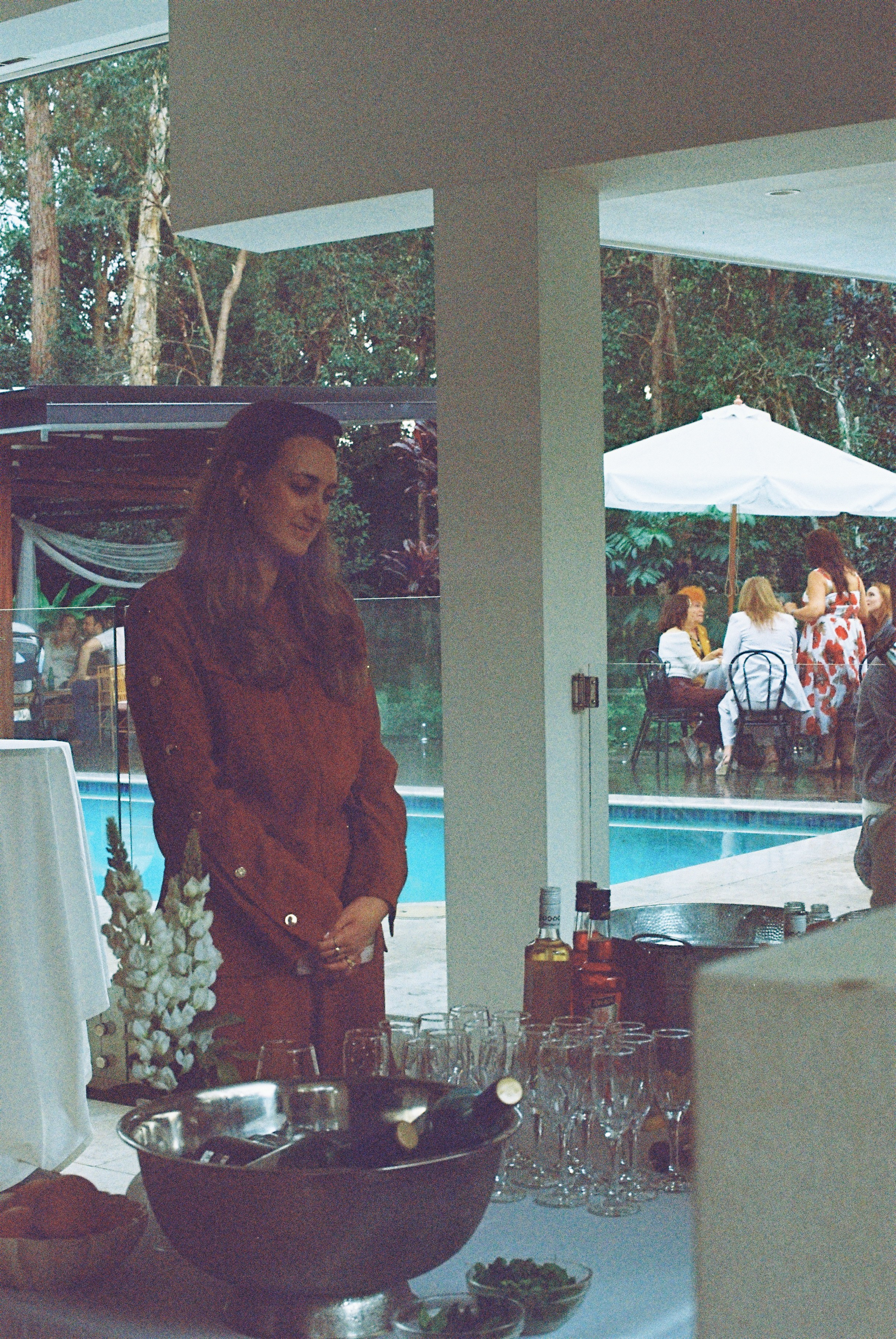 Engagement Party. Film portrait photographer