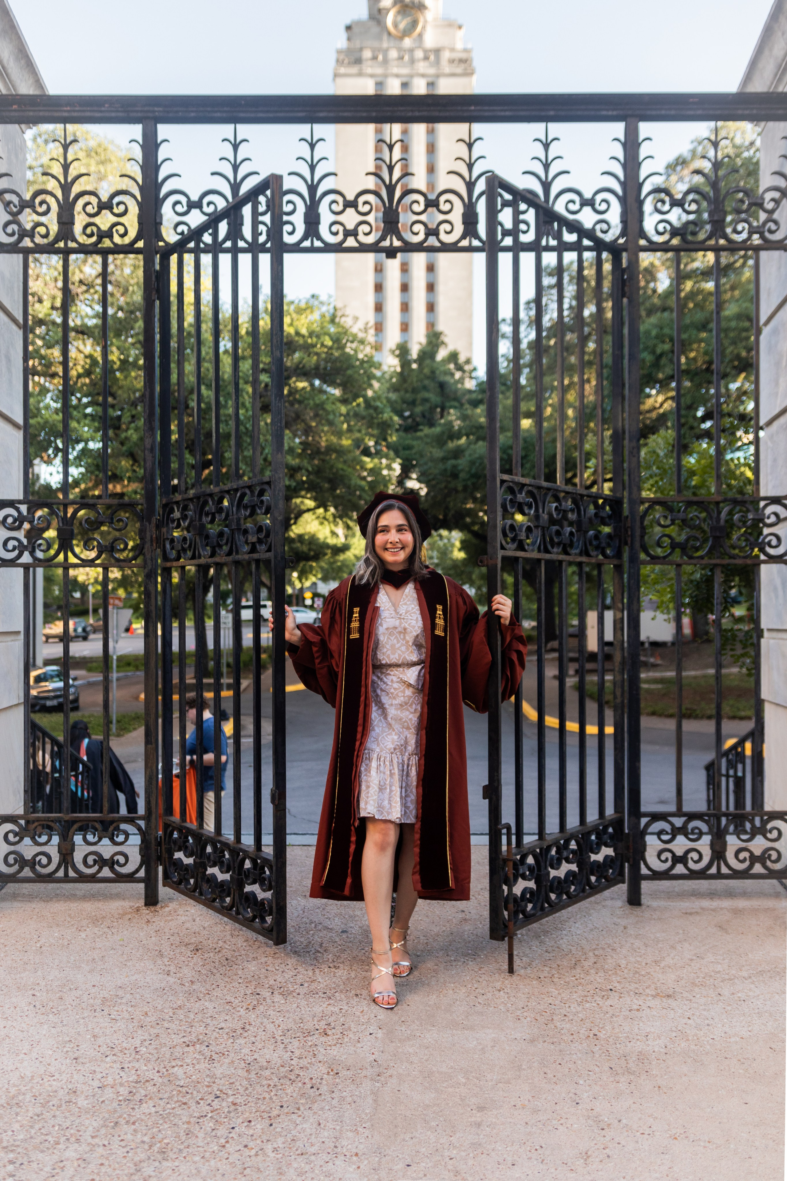 Paola’s graduation photoshoot at the University of Texas Austin