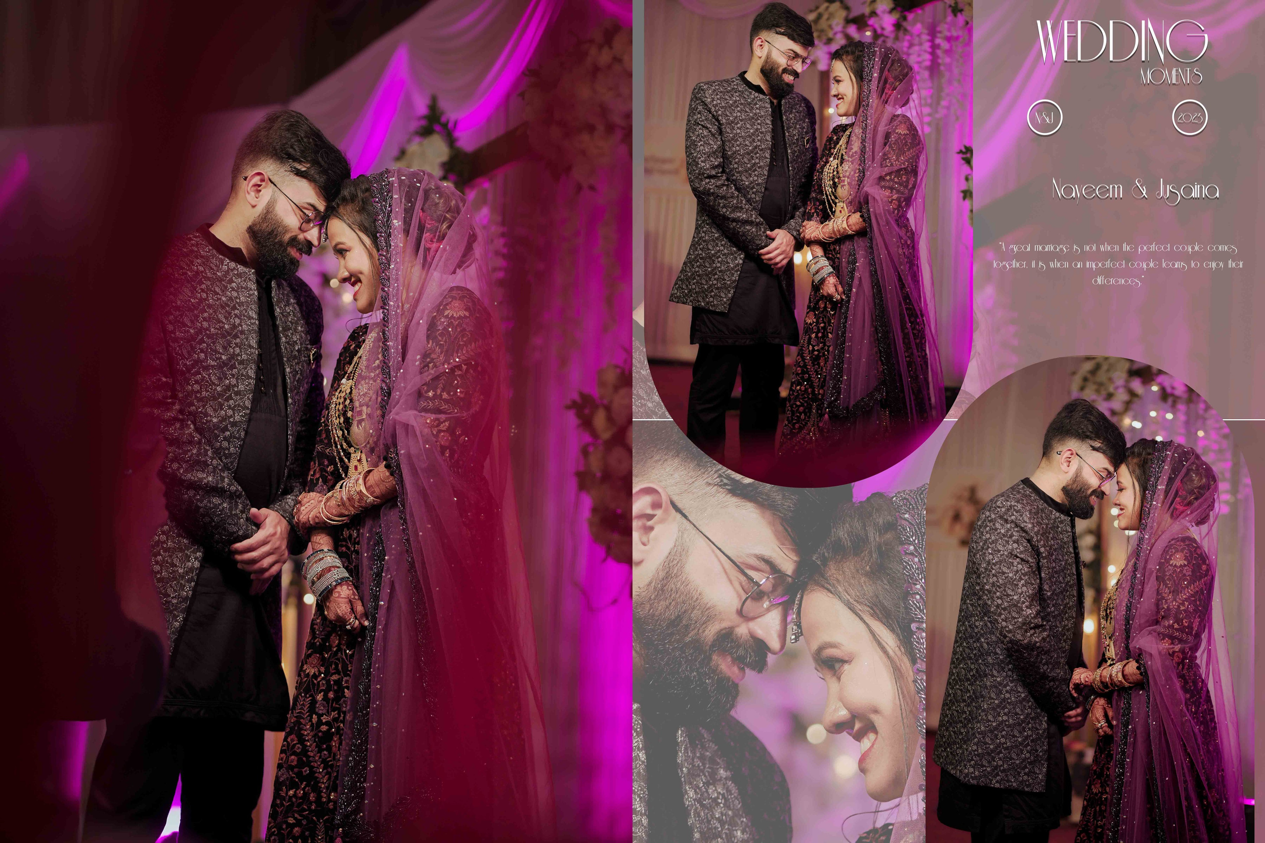 WEDDING ALBUM SHOWCASE. NTURE WEDDING