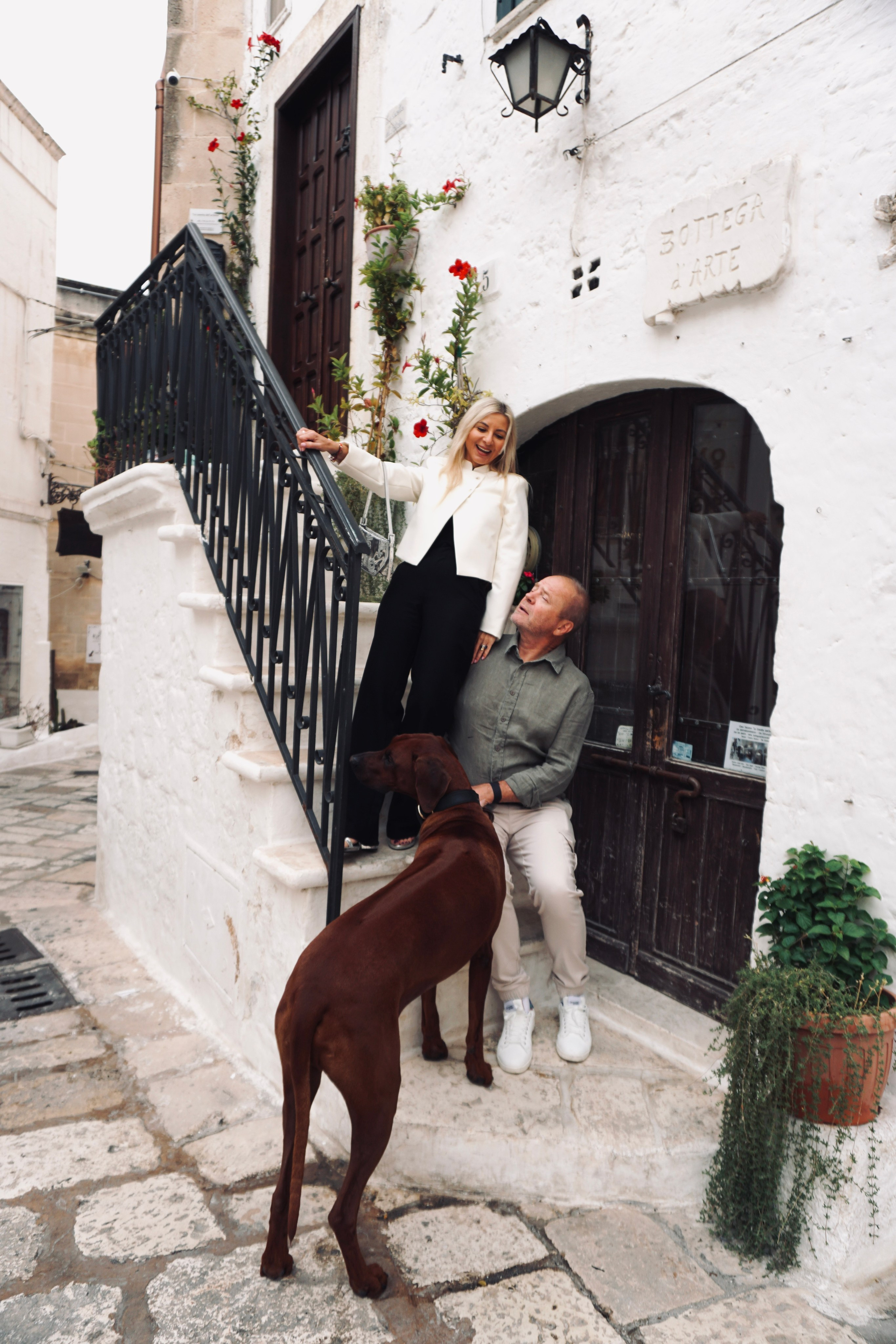 Ulif, Dani e il meraviglioso Dexter a Ostuni. Fotografa e Videografa in Puglia Sokhova Albina