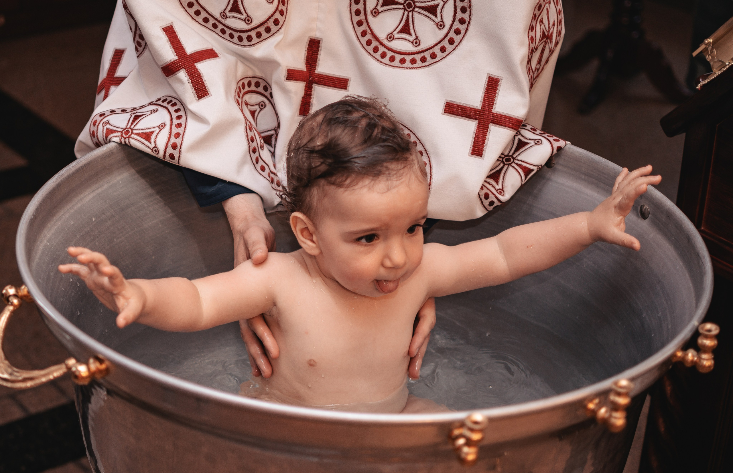 Lazar, krštenje i rođendan. BambinaaPhotography
