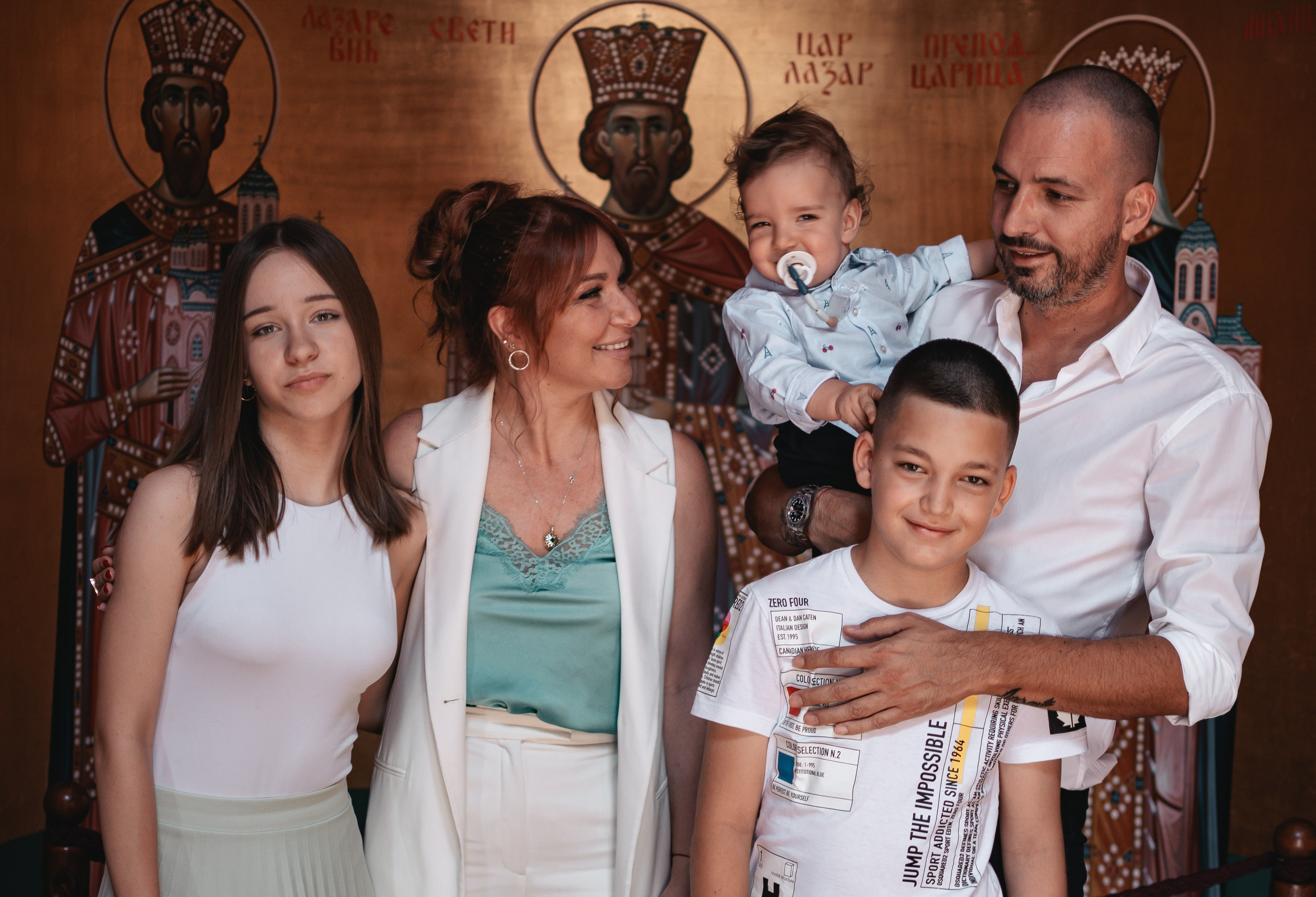 Lazar, krštenje i rođendan. BambinaaPhotography