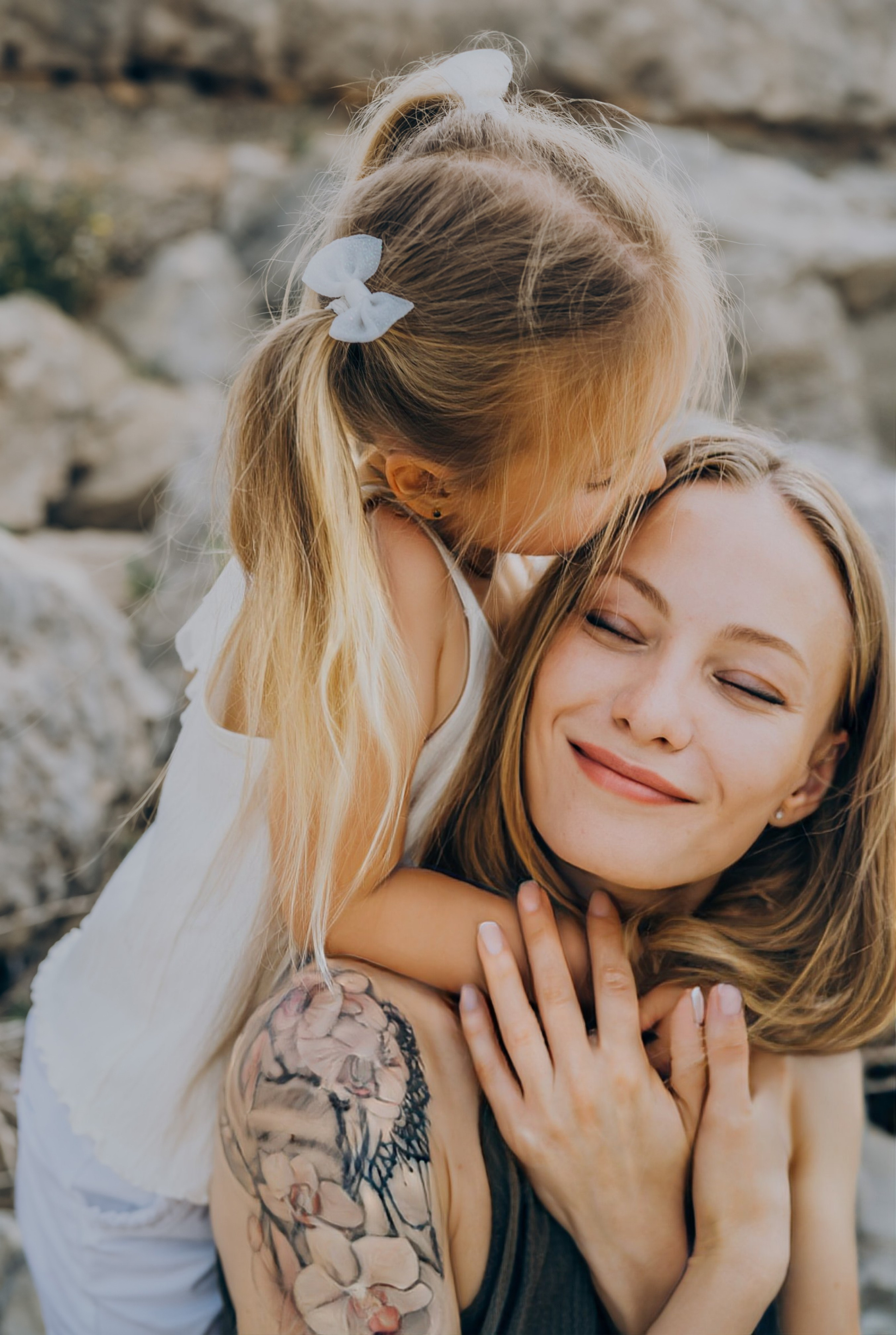 Mama and daughter. Фотограф у Пальма де Майорка