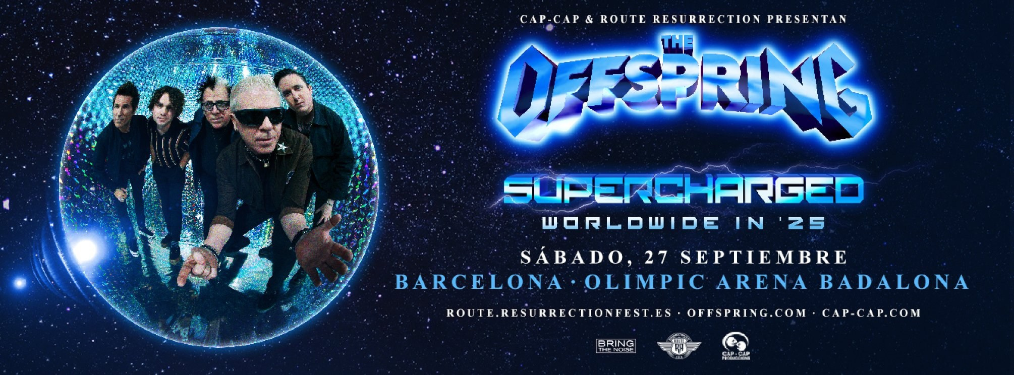 The Offspring Barcelona 2025 — Supercharged Worldwide ’25 en Badalona | FOTKAI