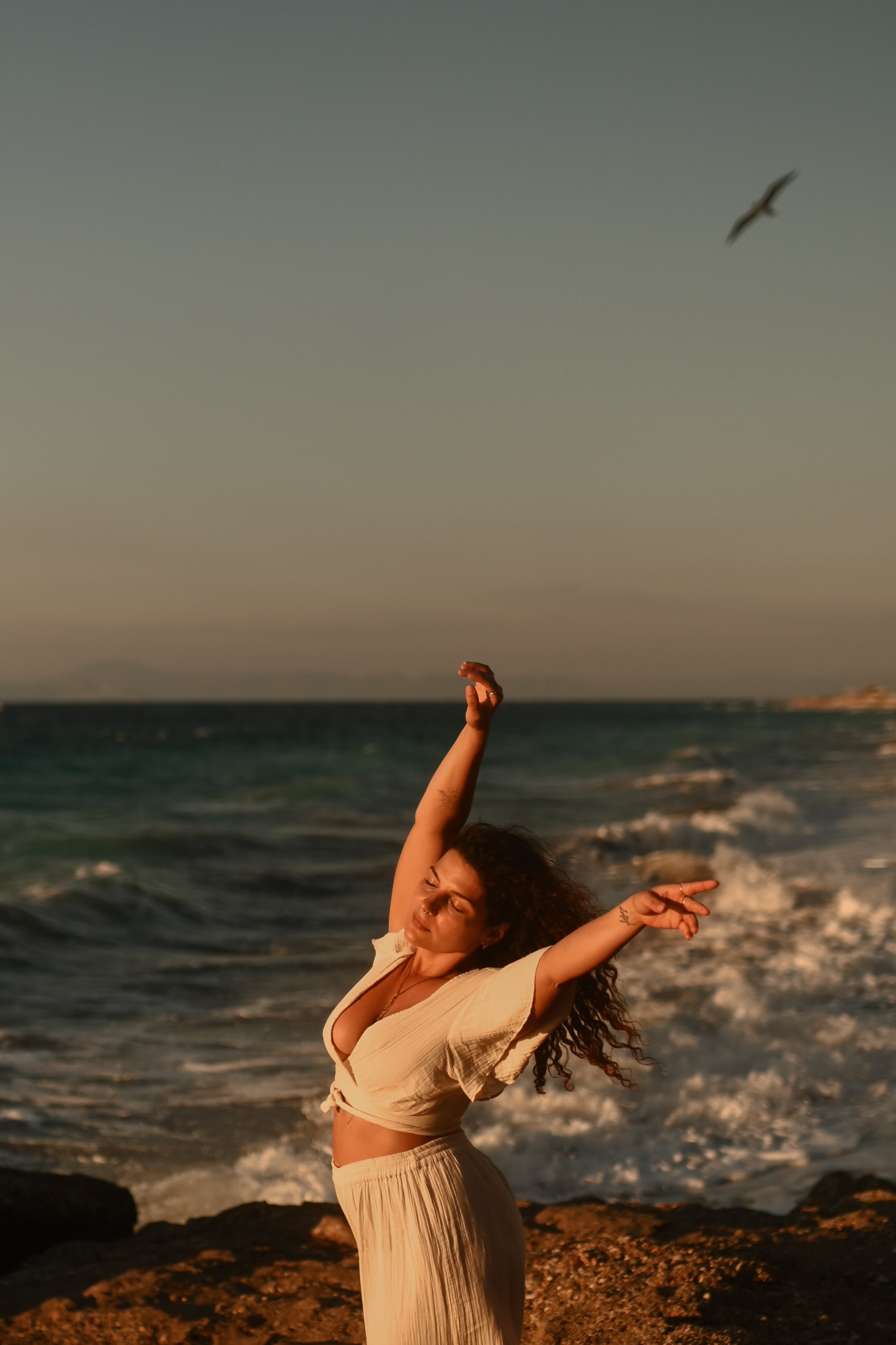 Yoga Photoshoot in Rhodes. Photographer in Rhodes Island