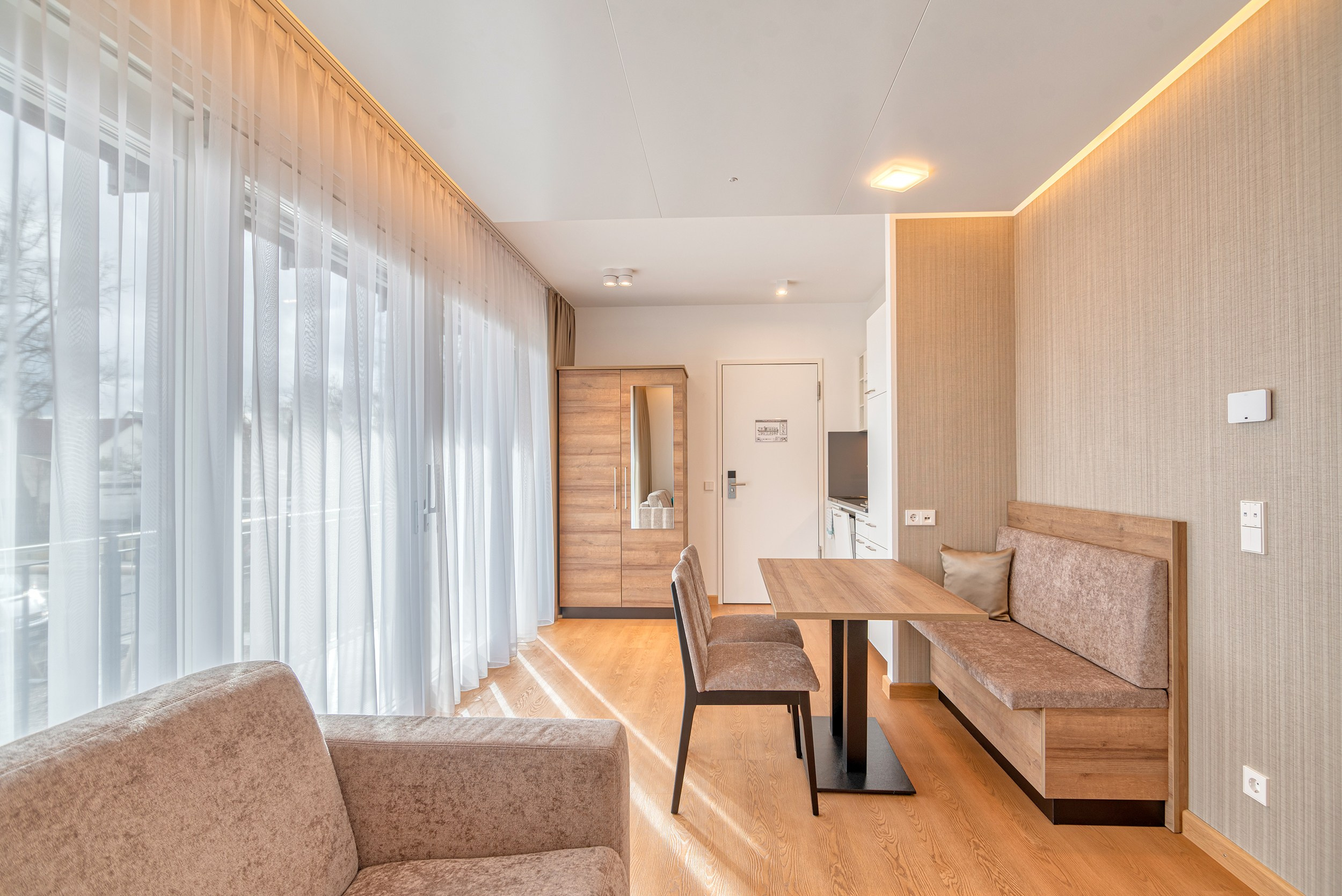 Beautiful photo shoot in Munich for a hotel WESTSIDE Hotel Garni. Photographer in Yerevan