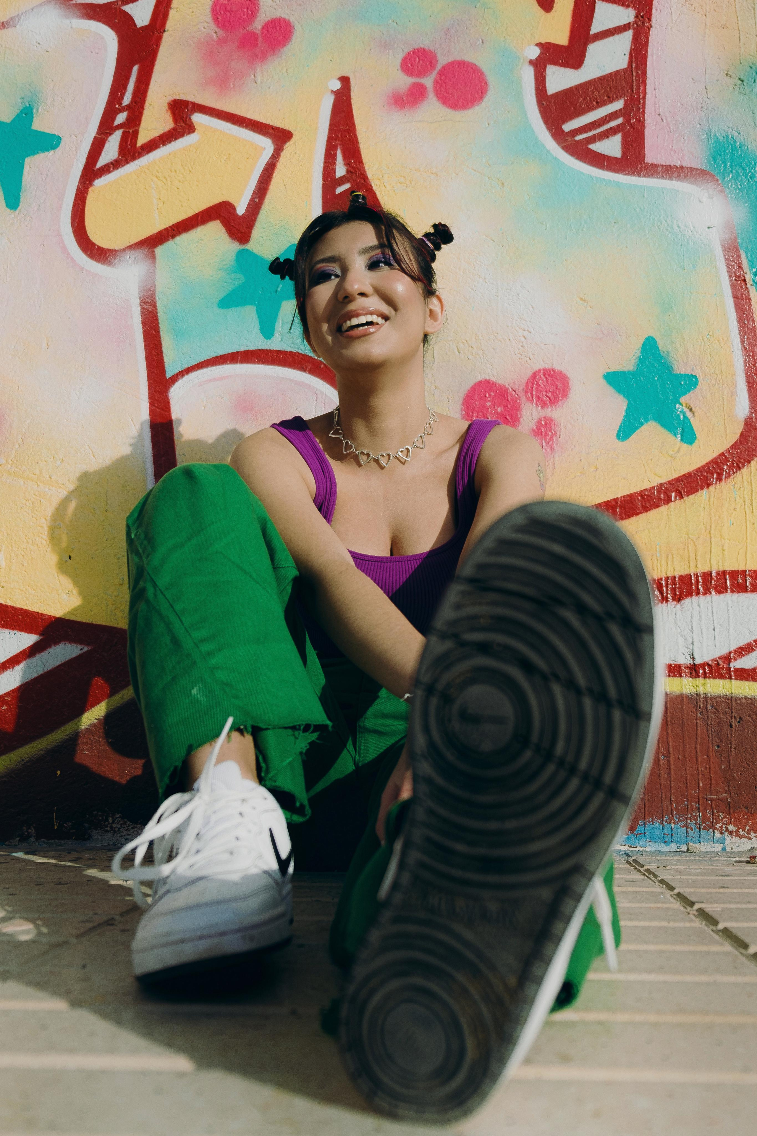 Bright creative photo session in Spain