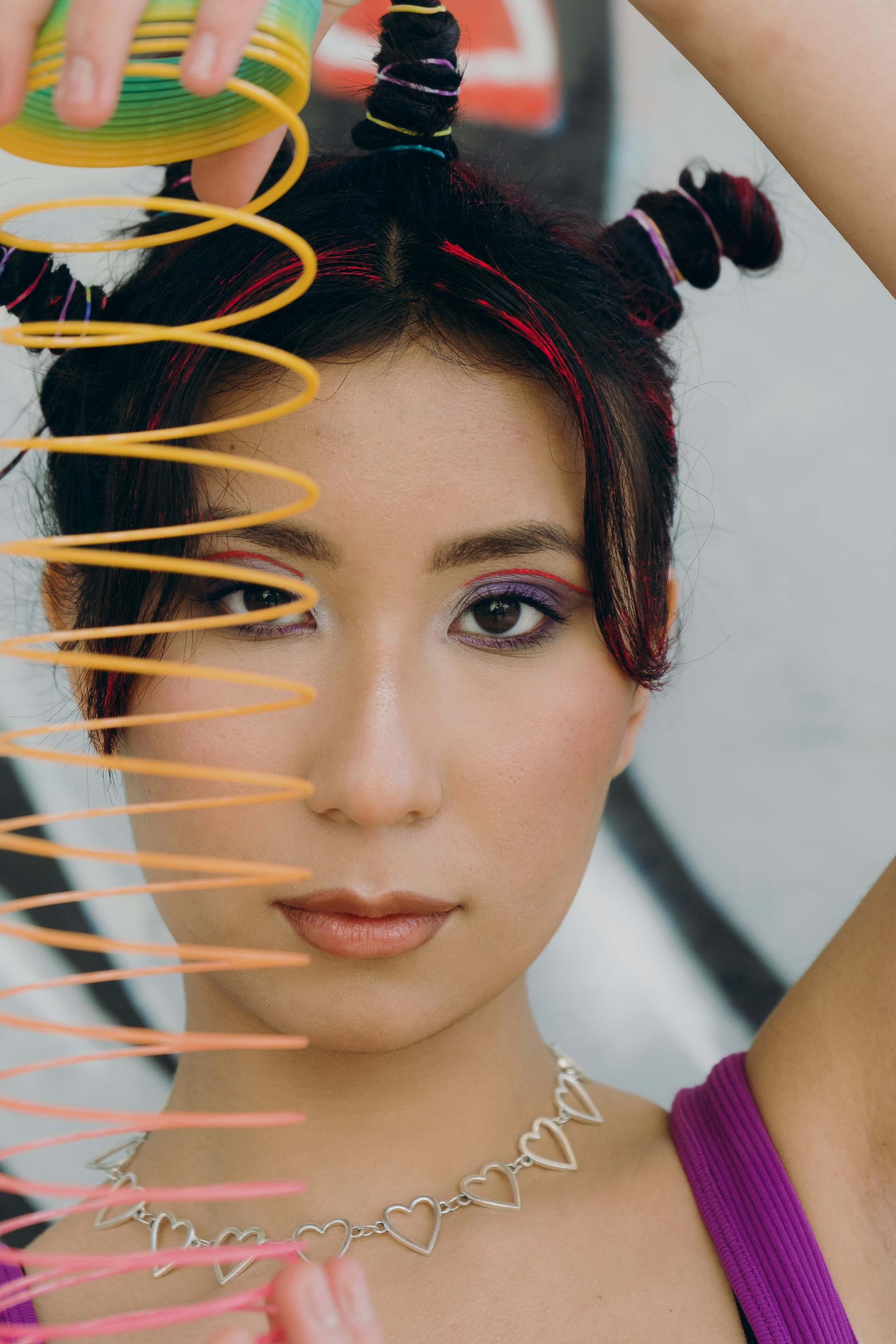 Bright creative photo session in Spain