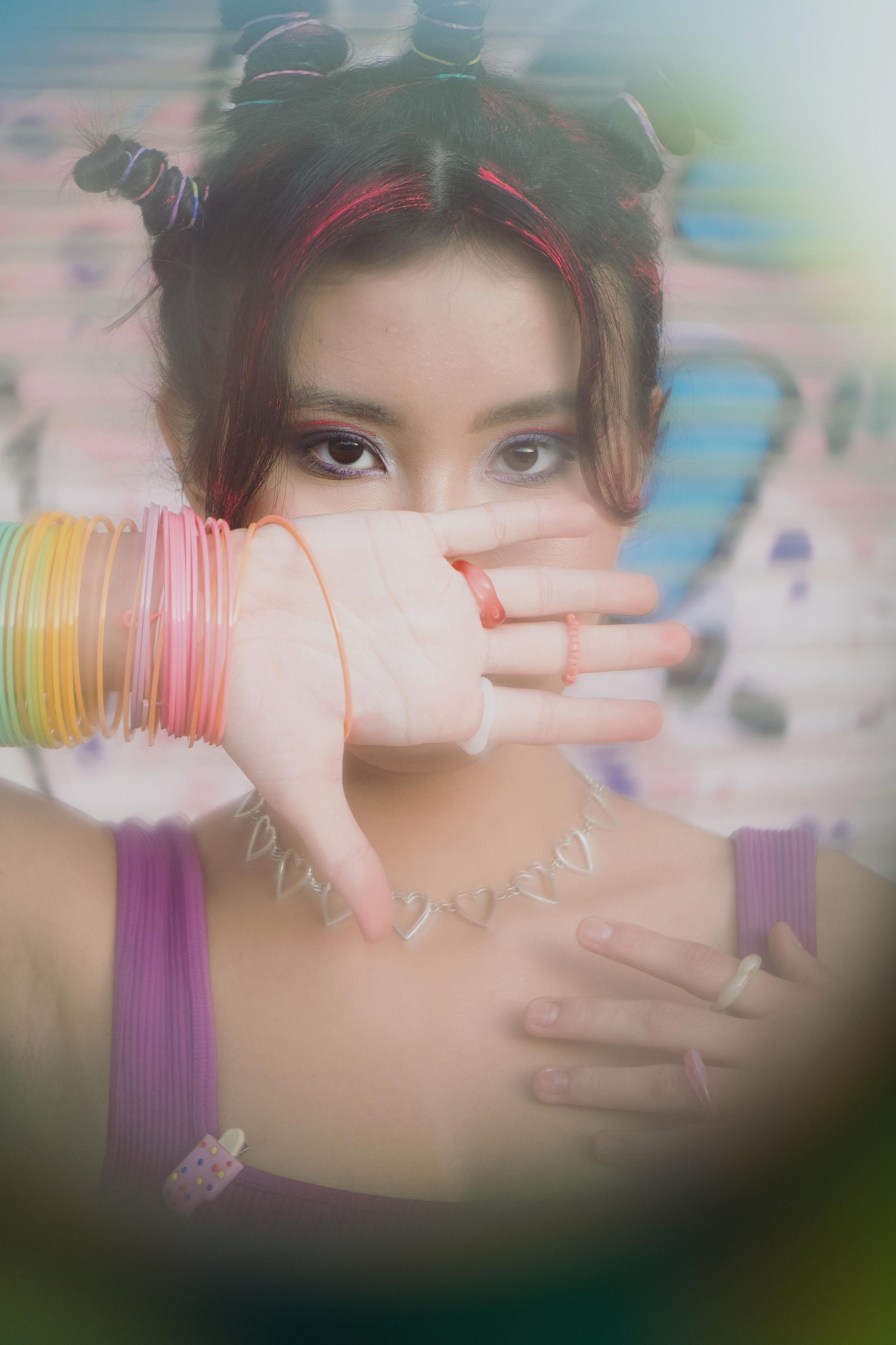 Bright creative photo session in Spain