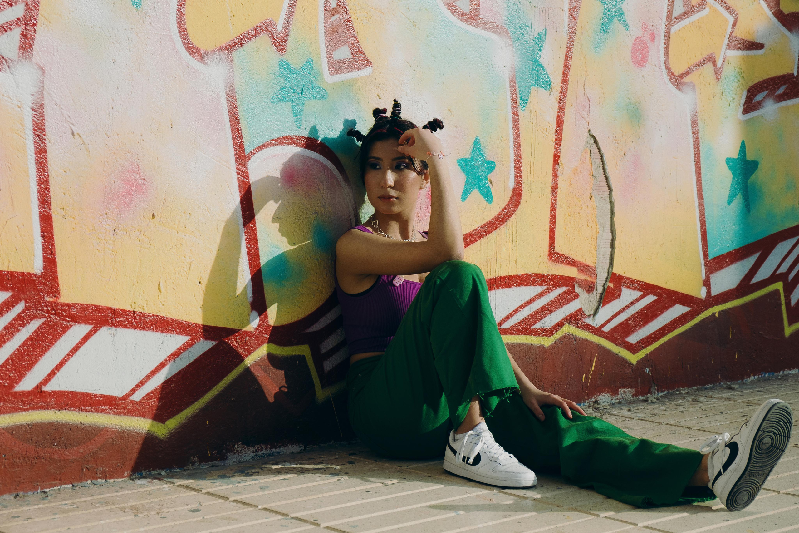 Bright creative photo session in Spain