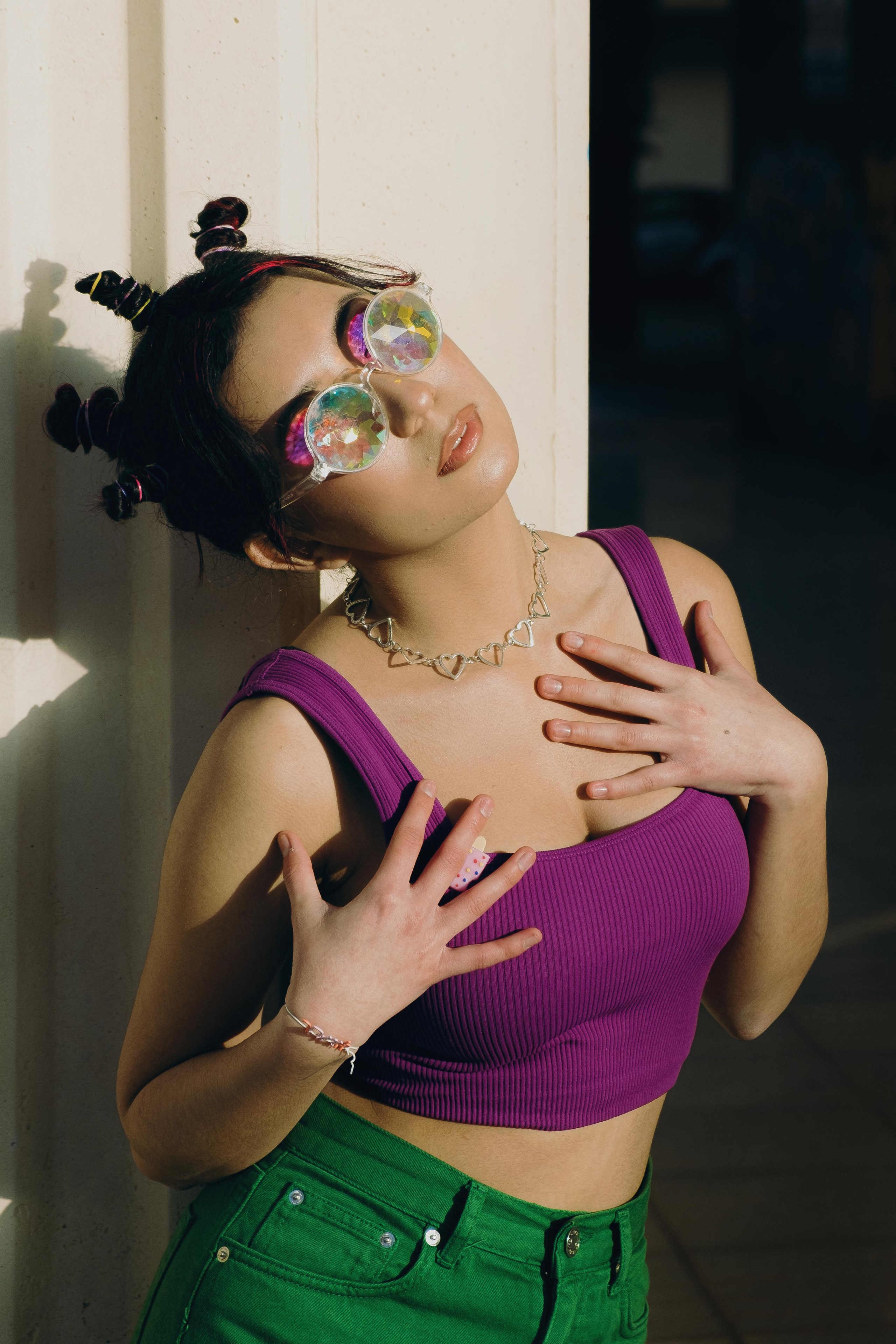 Bright creative photo session in Spain