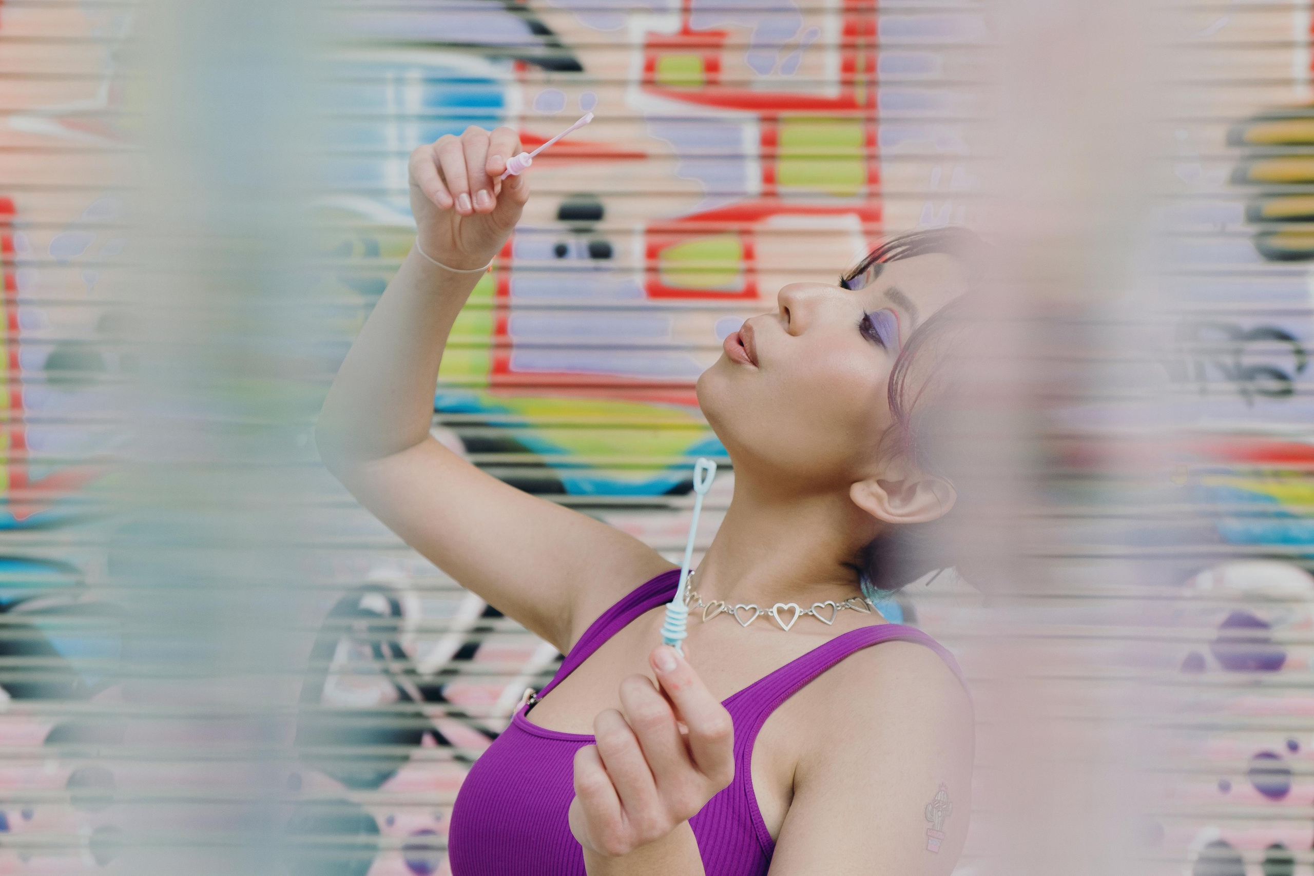 Bright creative photo session in Spain