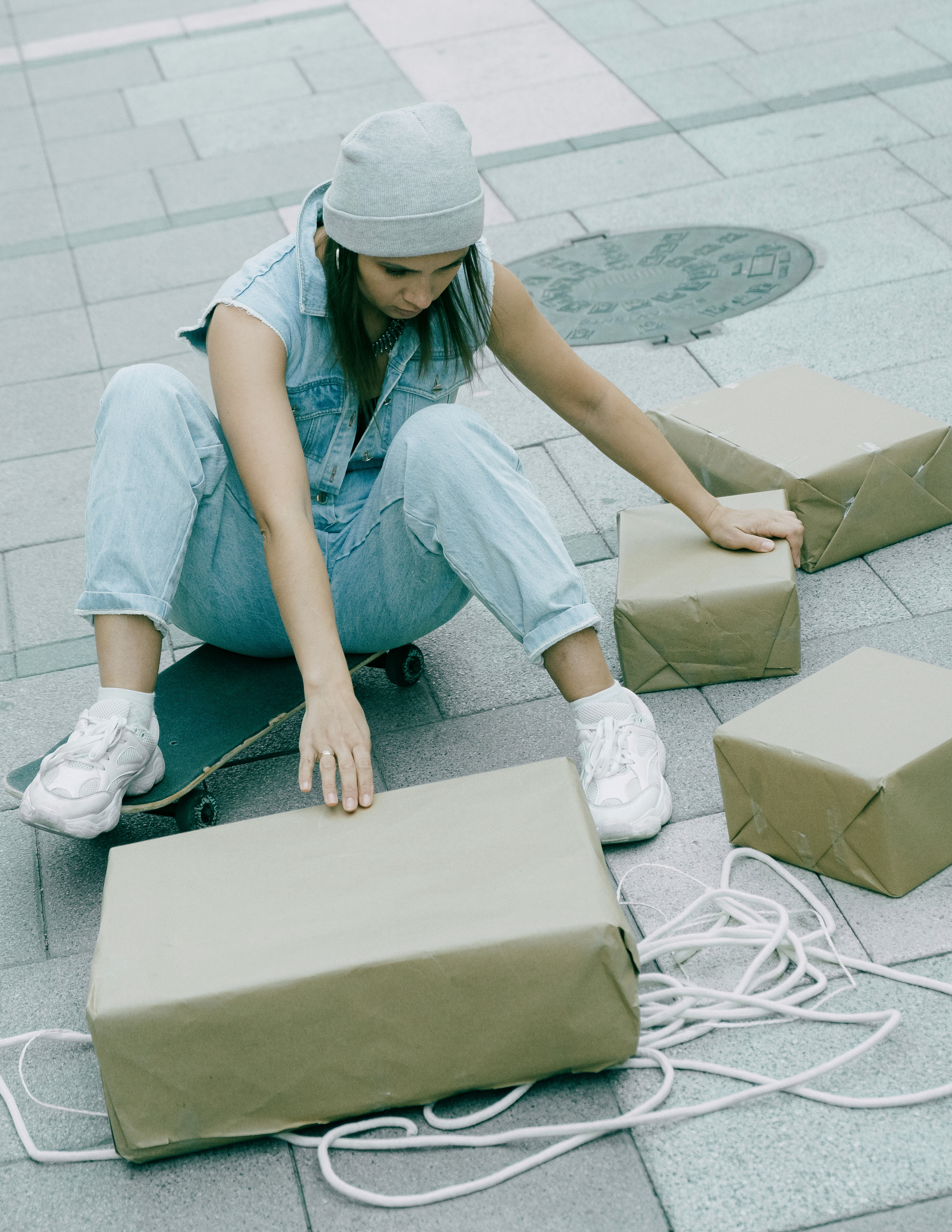 Прогулочная фотосессия в стиле Курьер в Испании