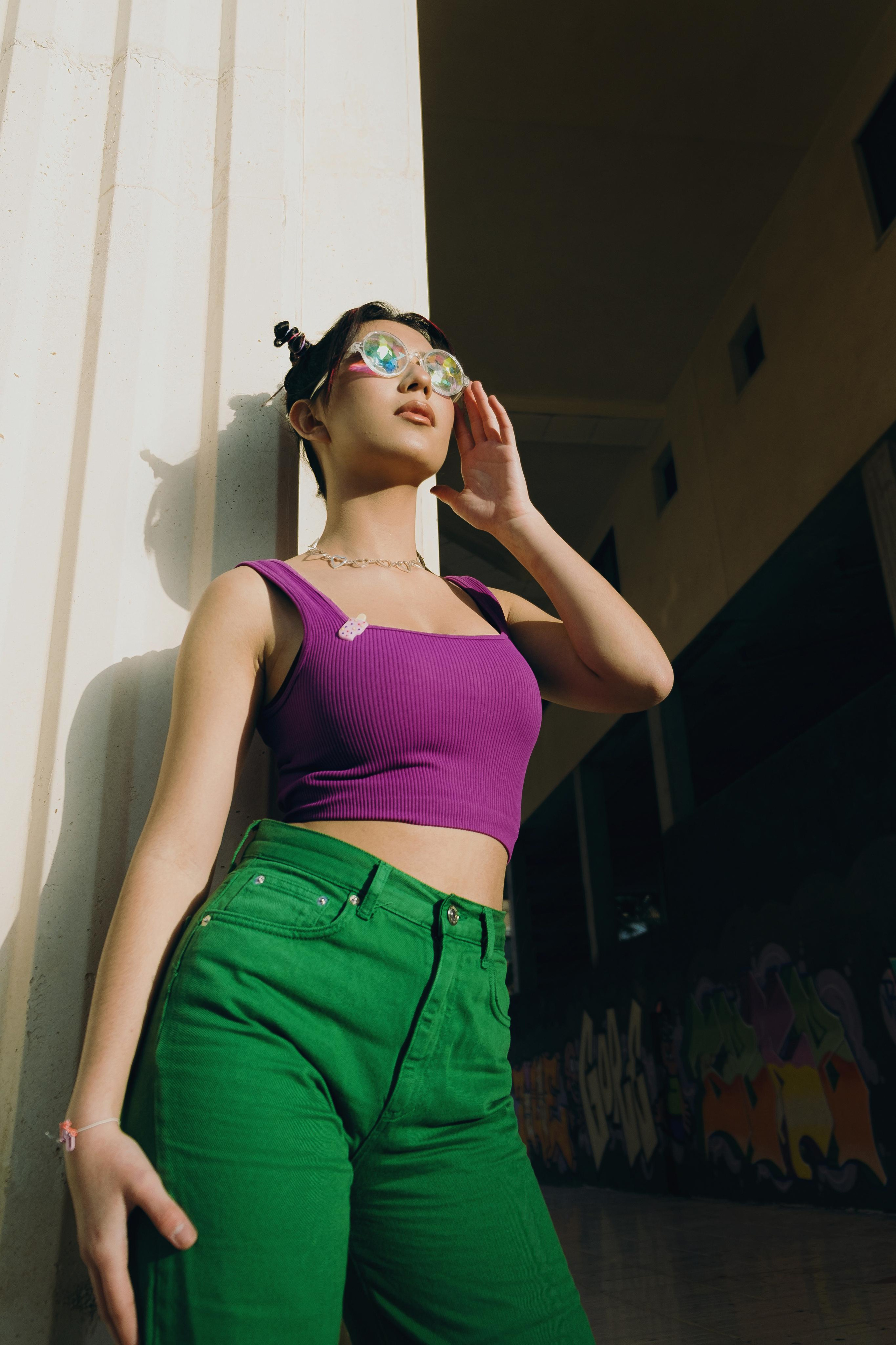 Bright creative photo session in Spain