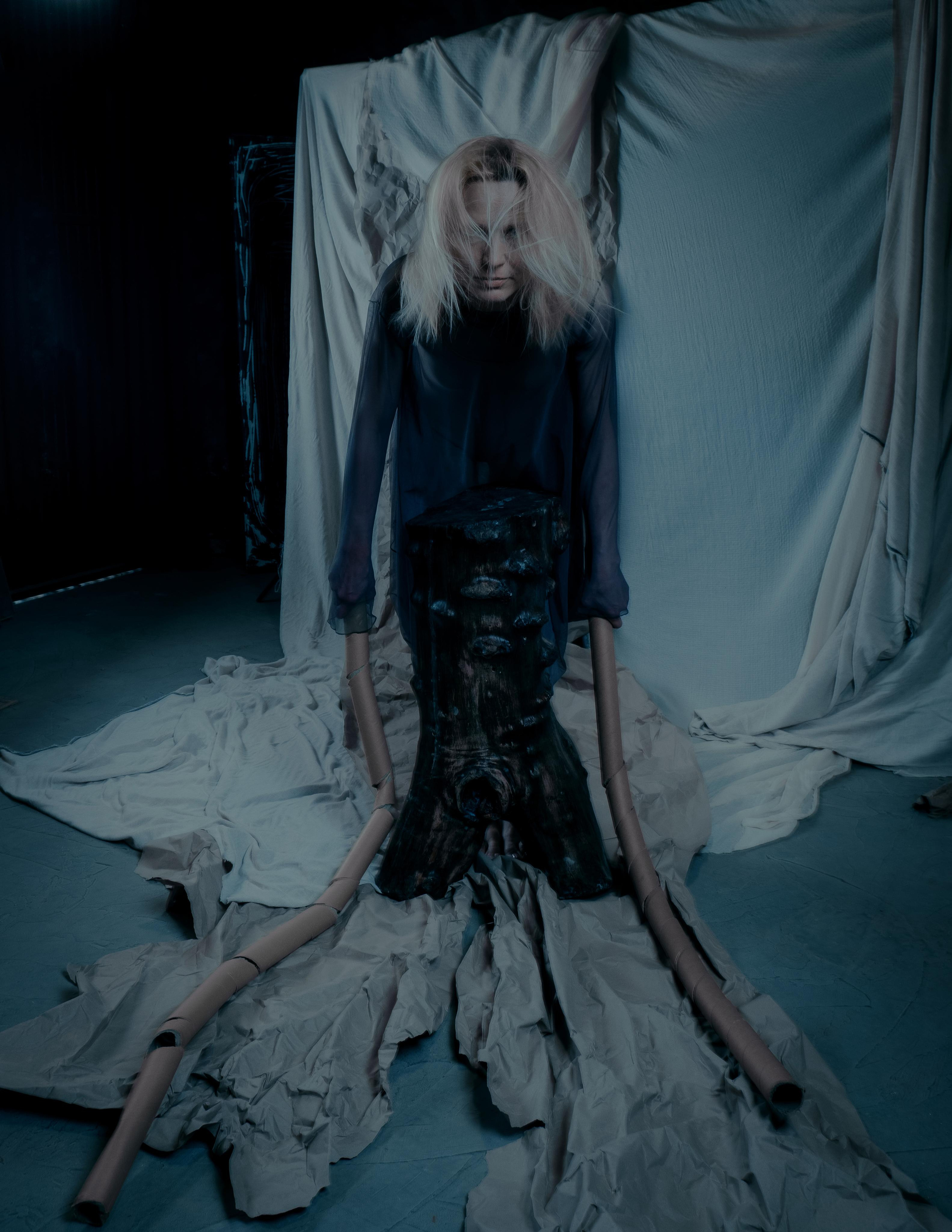 Paper World. Креативная студийная фотосессия в стиле арт хаус