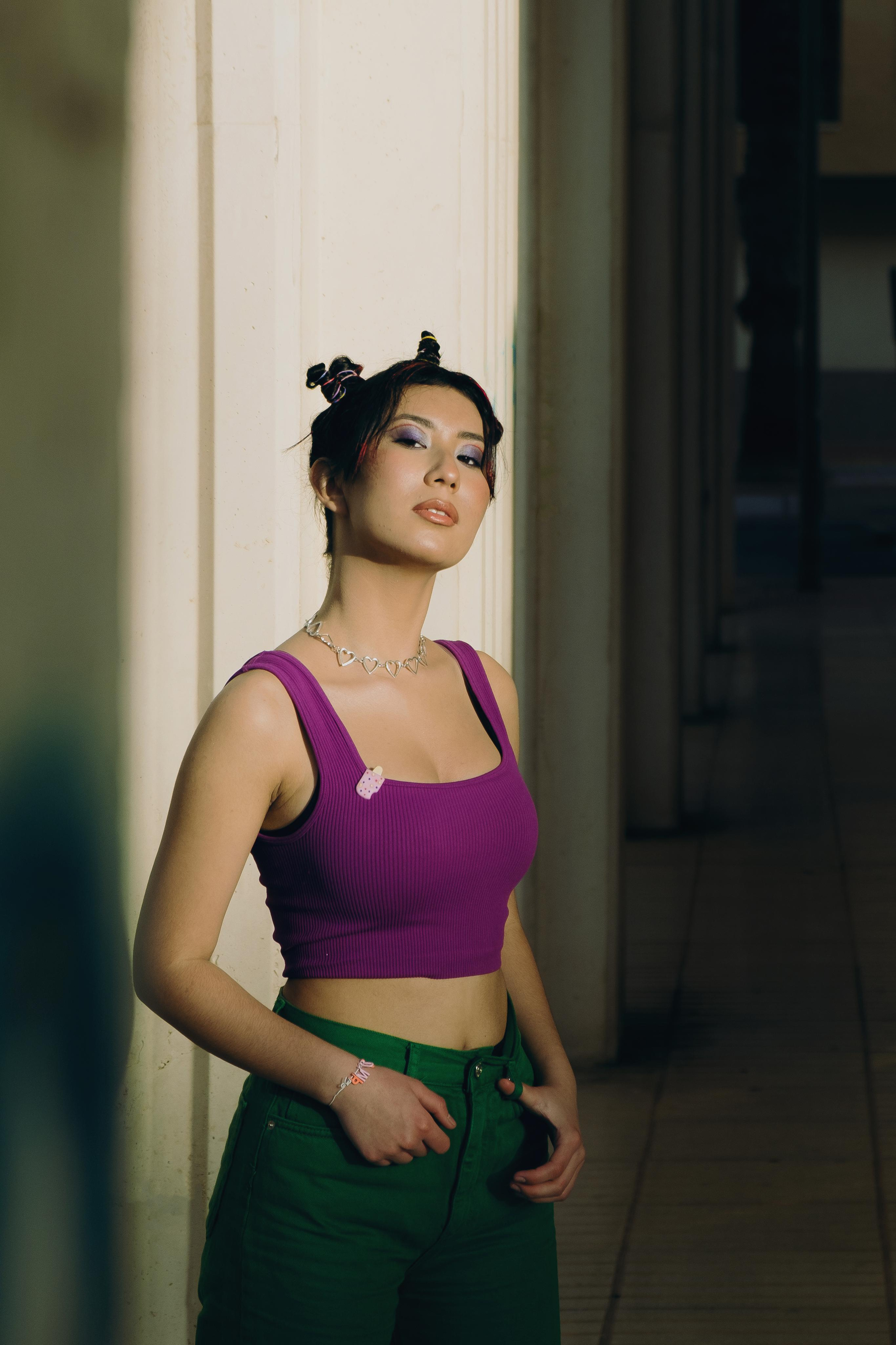 Bright creative photo session in Spain