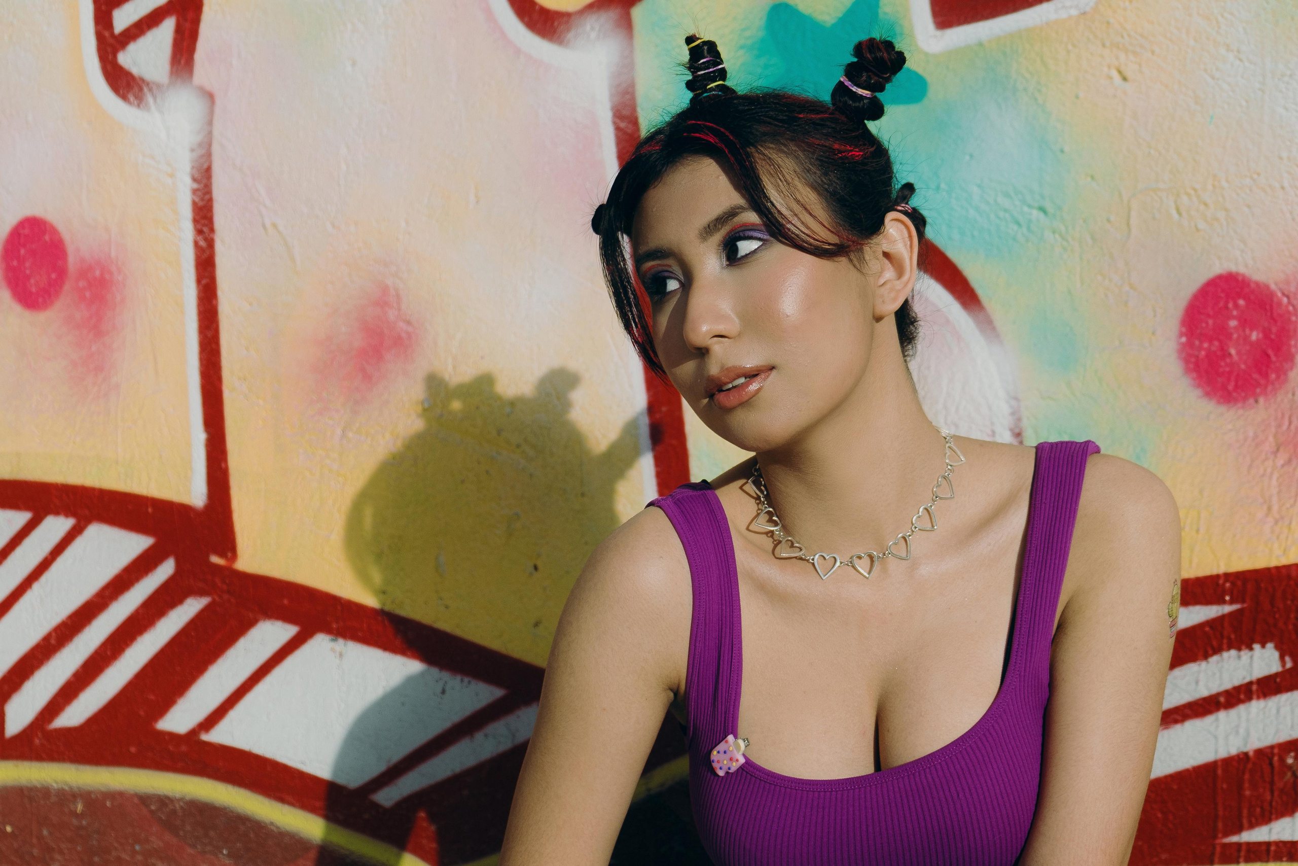 Bright creative photo session in Spain