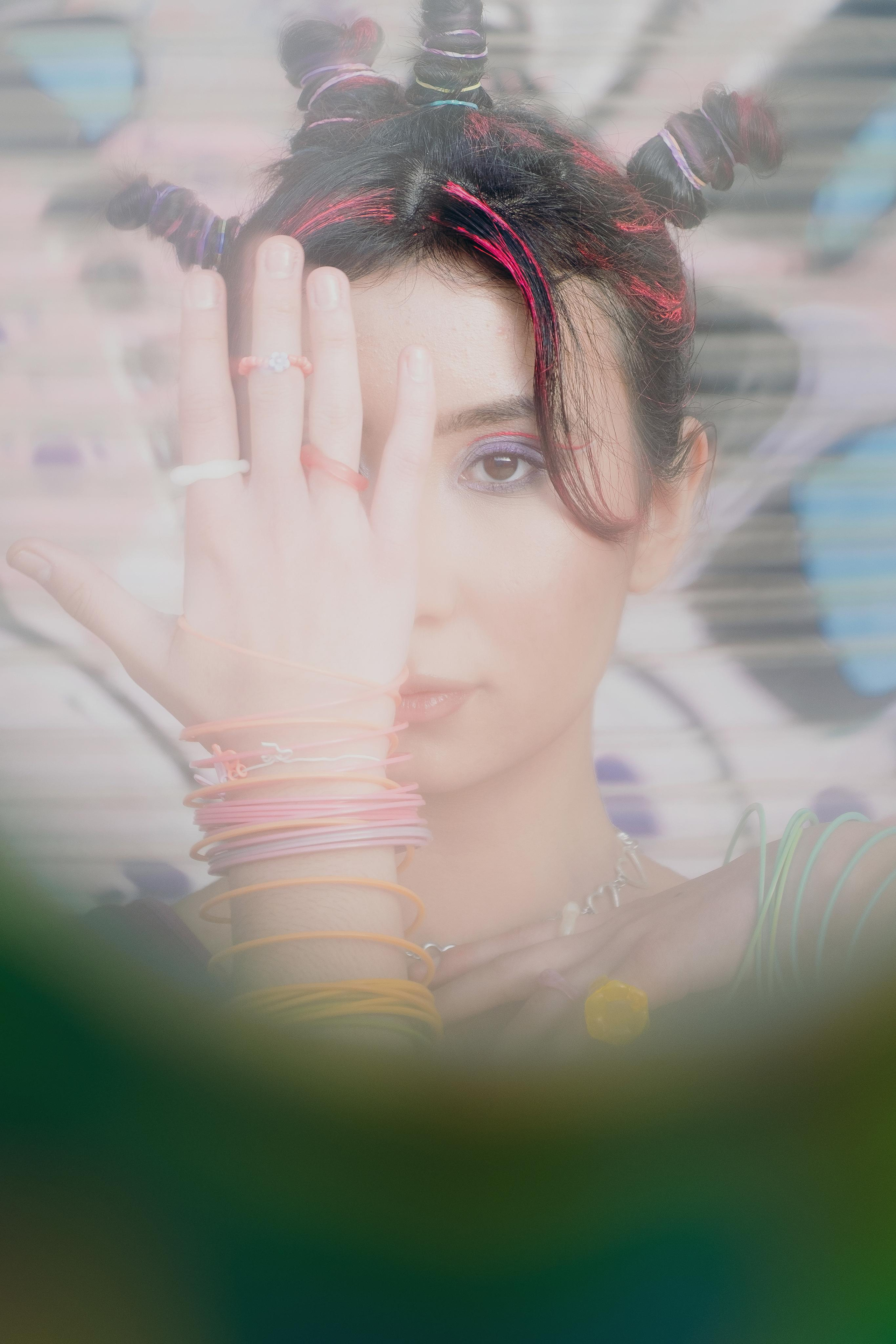 Bright creative photo session in Spain