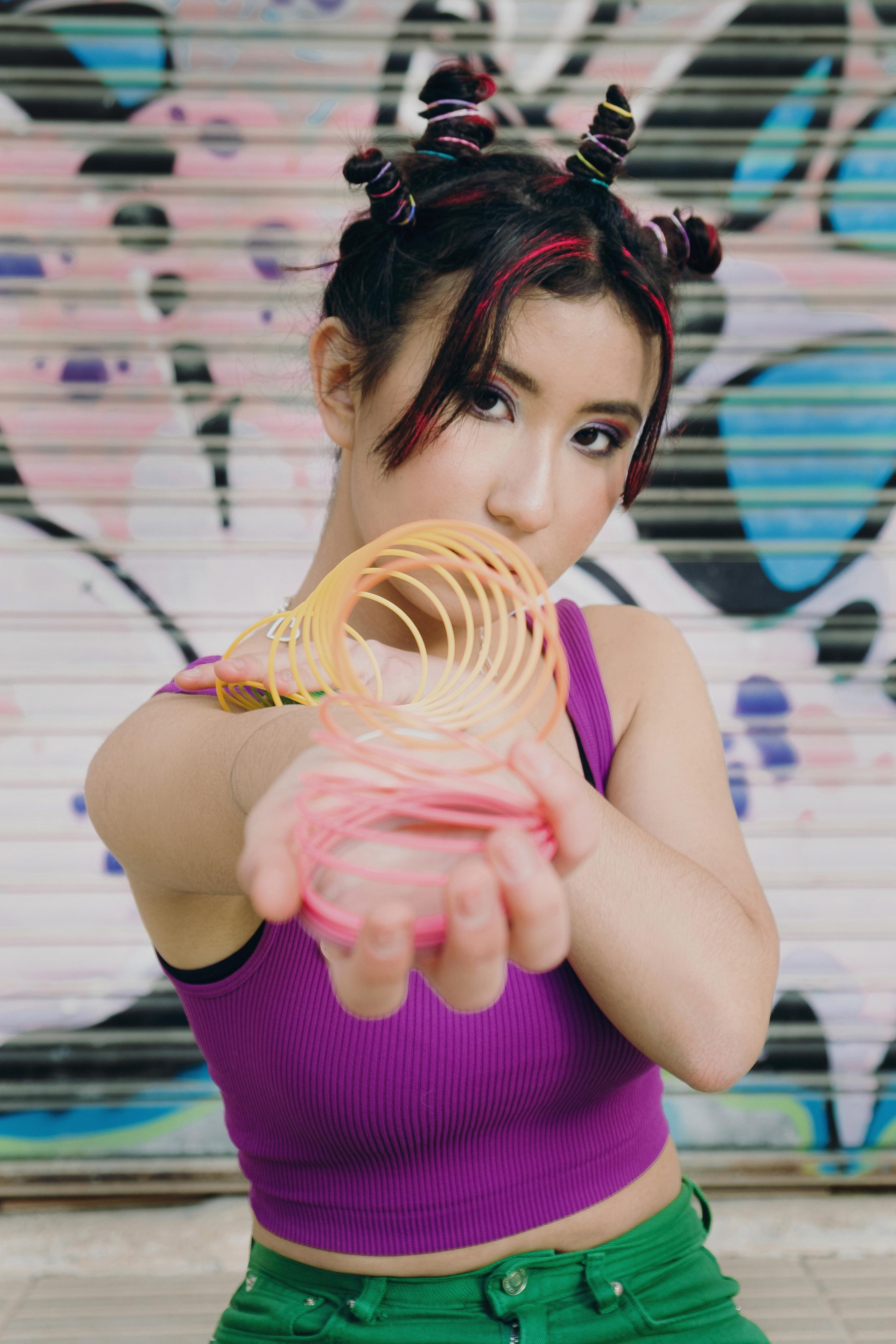 Bright creative photo session in Spain