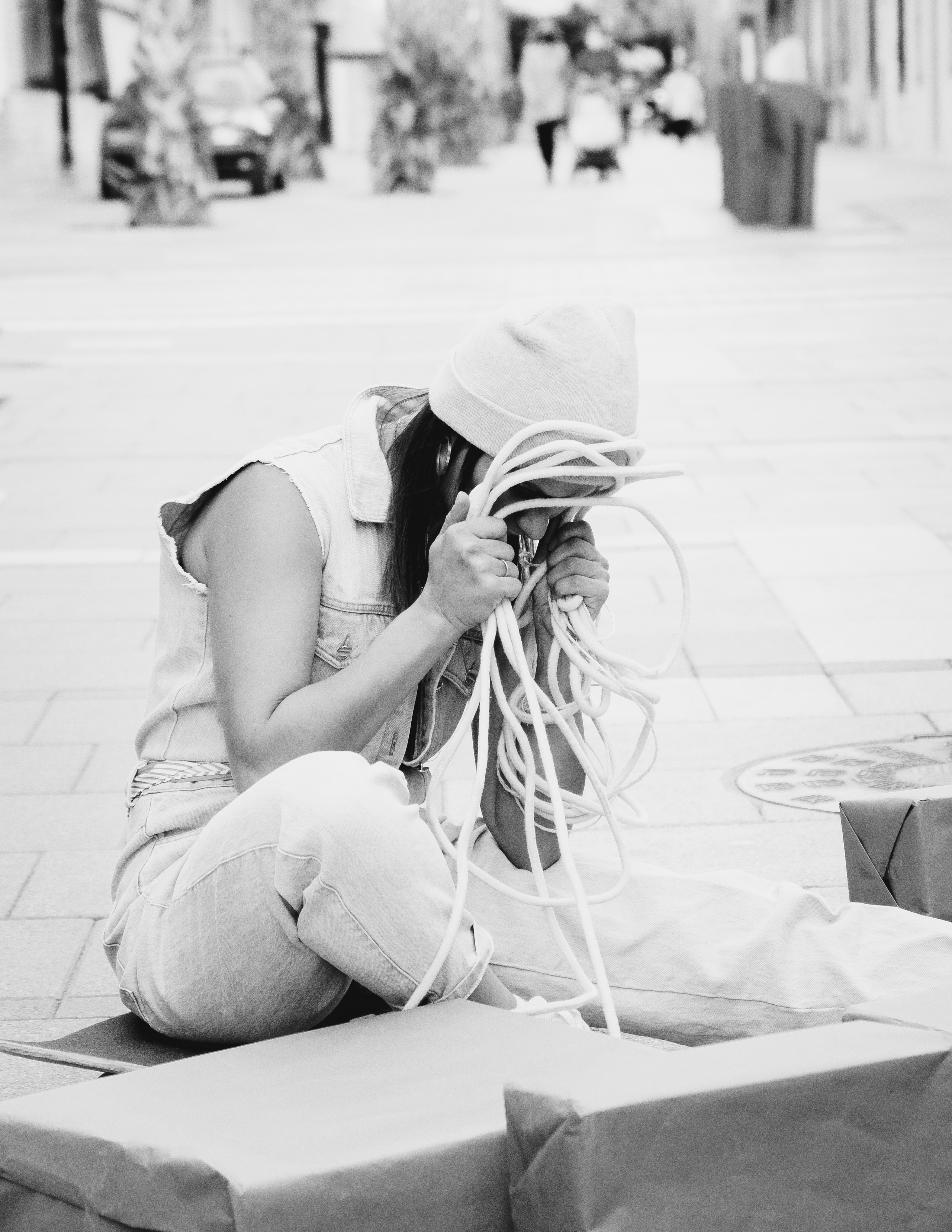 Прогулочная фотосессия в стиле Курьер в Испании