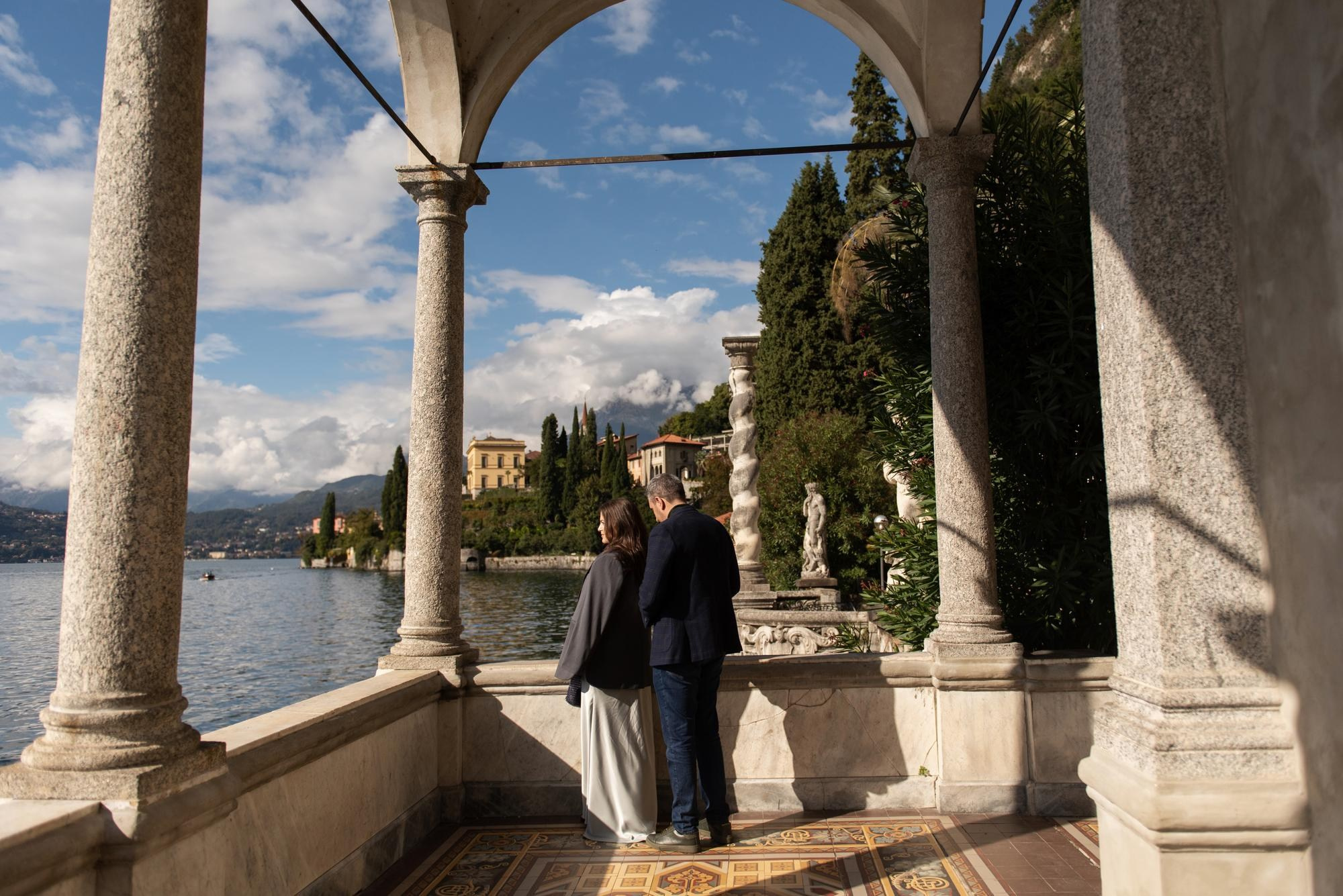 Proposal at Villa Monastero' oct 23. Lake Como Wedding Photographer | Elegant & Timeless Photography in Italy