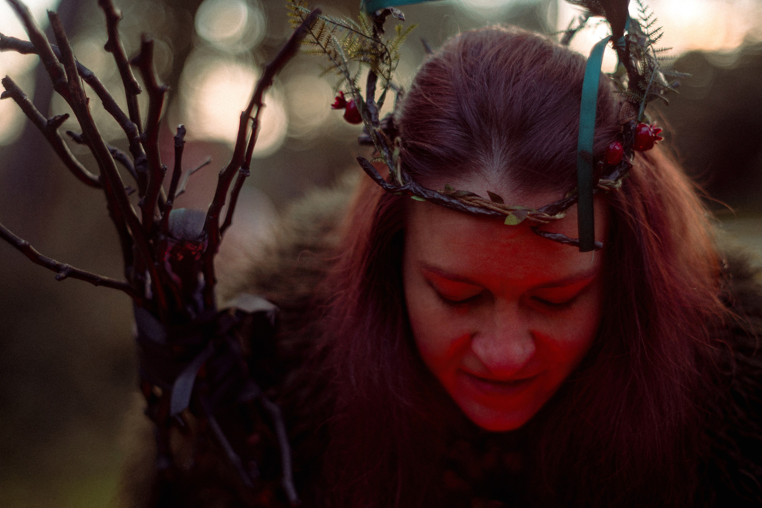 Vasilisa the Beatiful and Baba yaga. Photographer in Greece Kristina