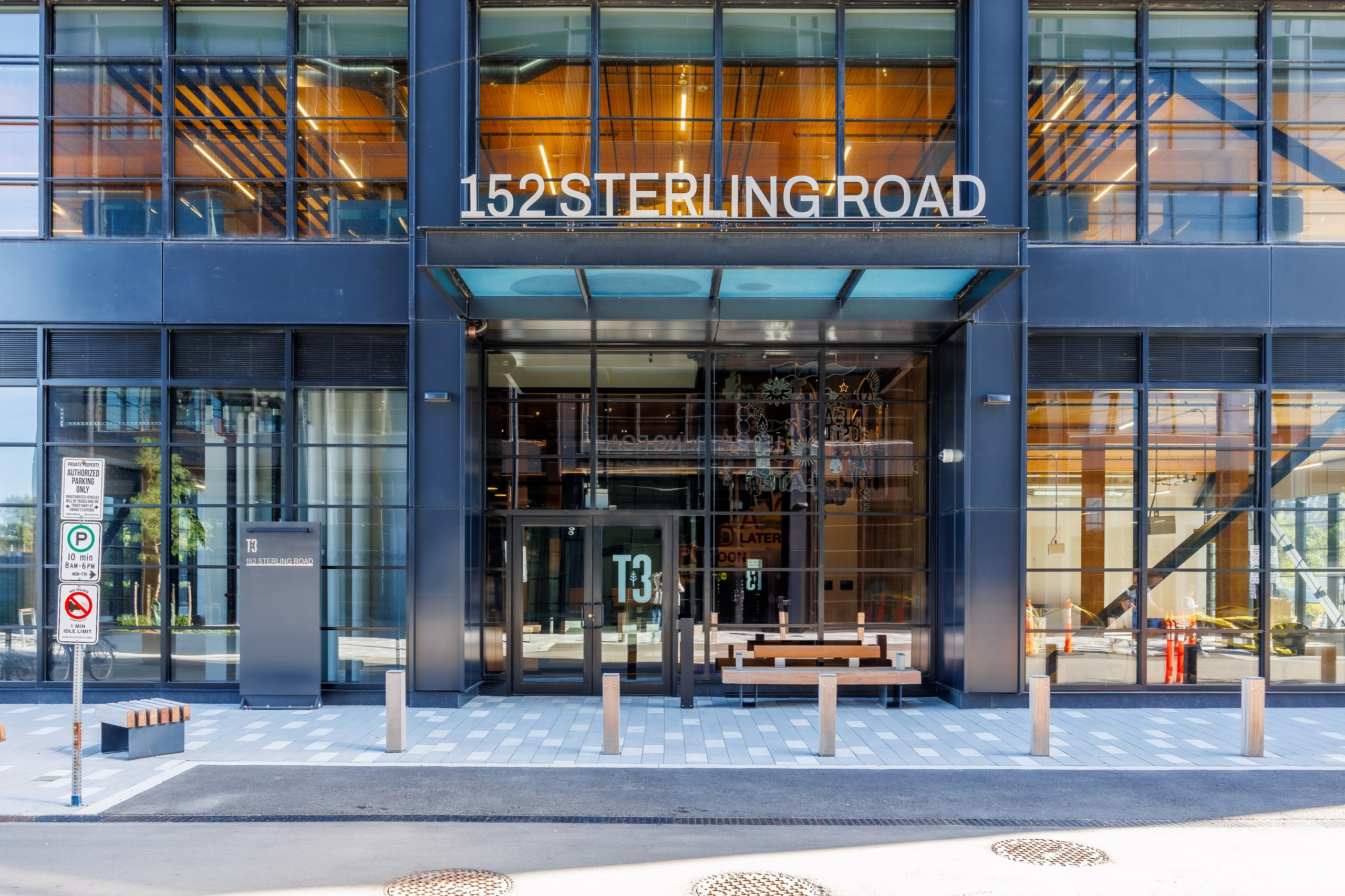 T3 Junction · 150 / 152 Sterling Road Toronto. FRIB Media · Photo & video for commercial, industrial, and construction projects in Toronto & GTA