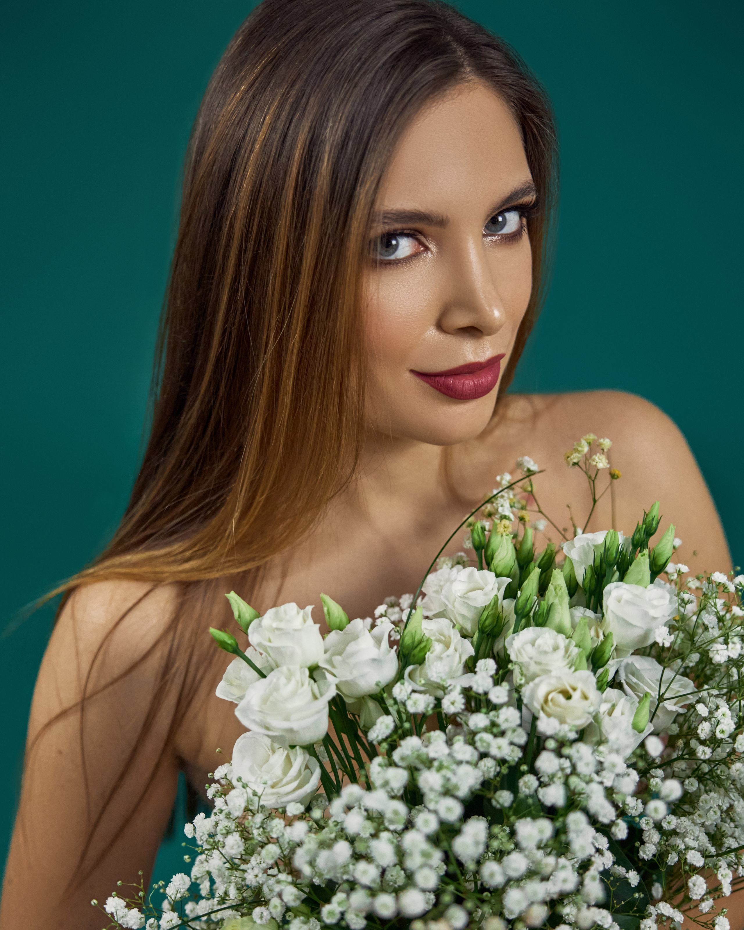 Studio-Shooting. Portraitfotografin Natalia Calcagnile