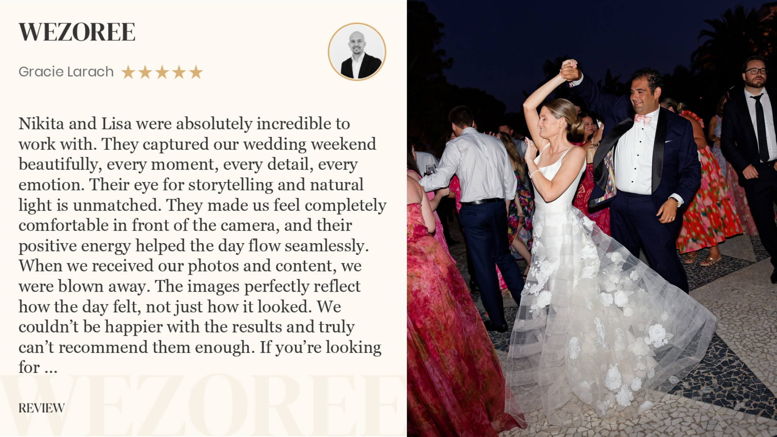 Reviews. Destination Wedding Photographer — Nikita Burtsev