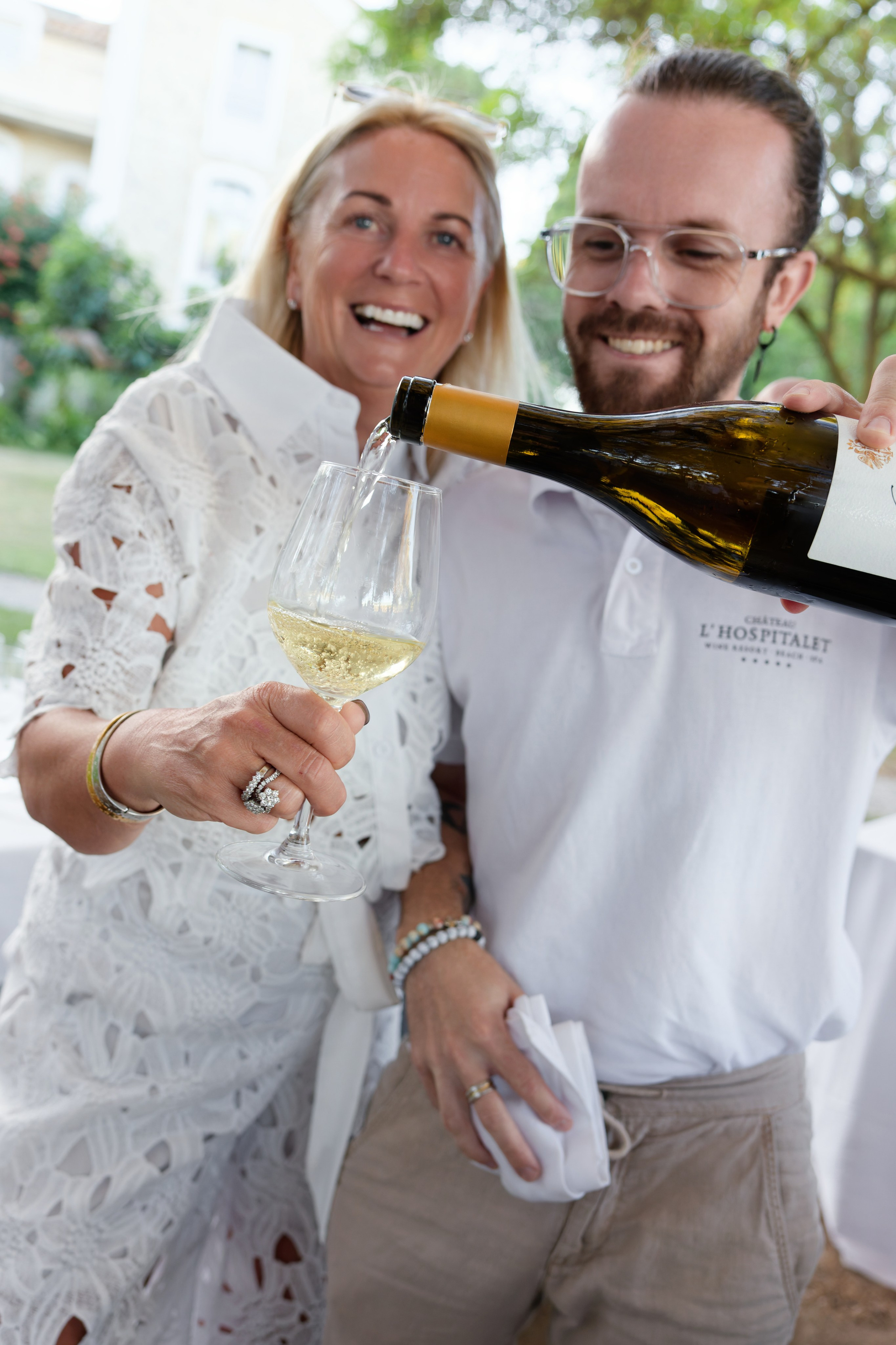 Welcome dinner at Château l’Hospitalet. Destination Wedding Photographer — Nikita Burtsev
