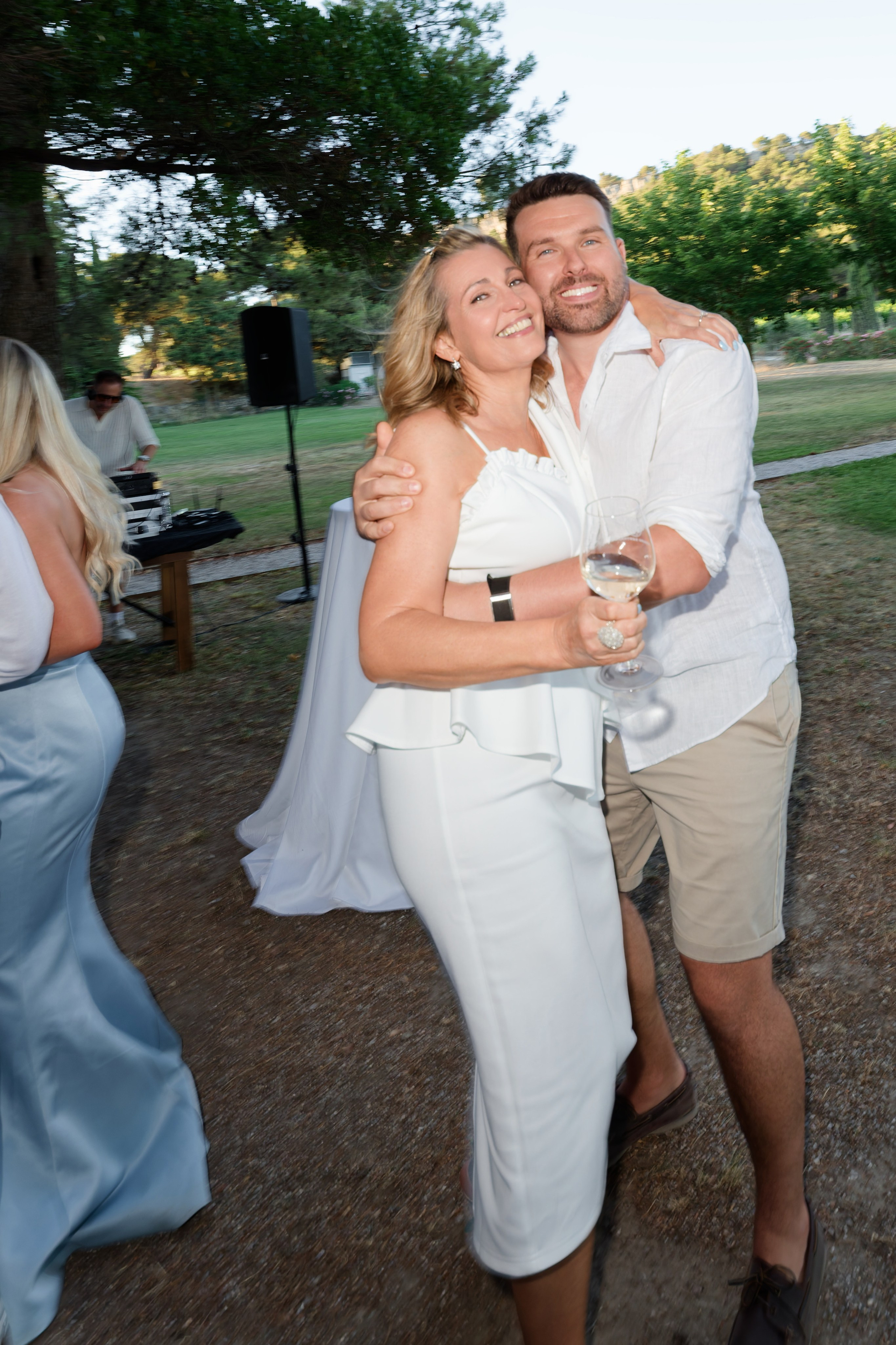 Welcome dinner at Château l’Hospitalet. Destination Wedding Photographer — Nikita Burtsev