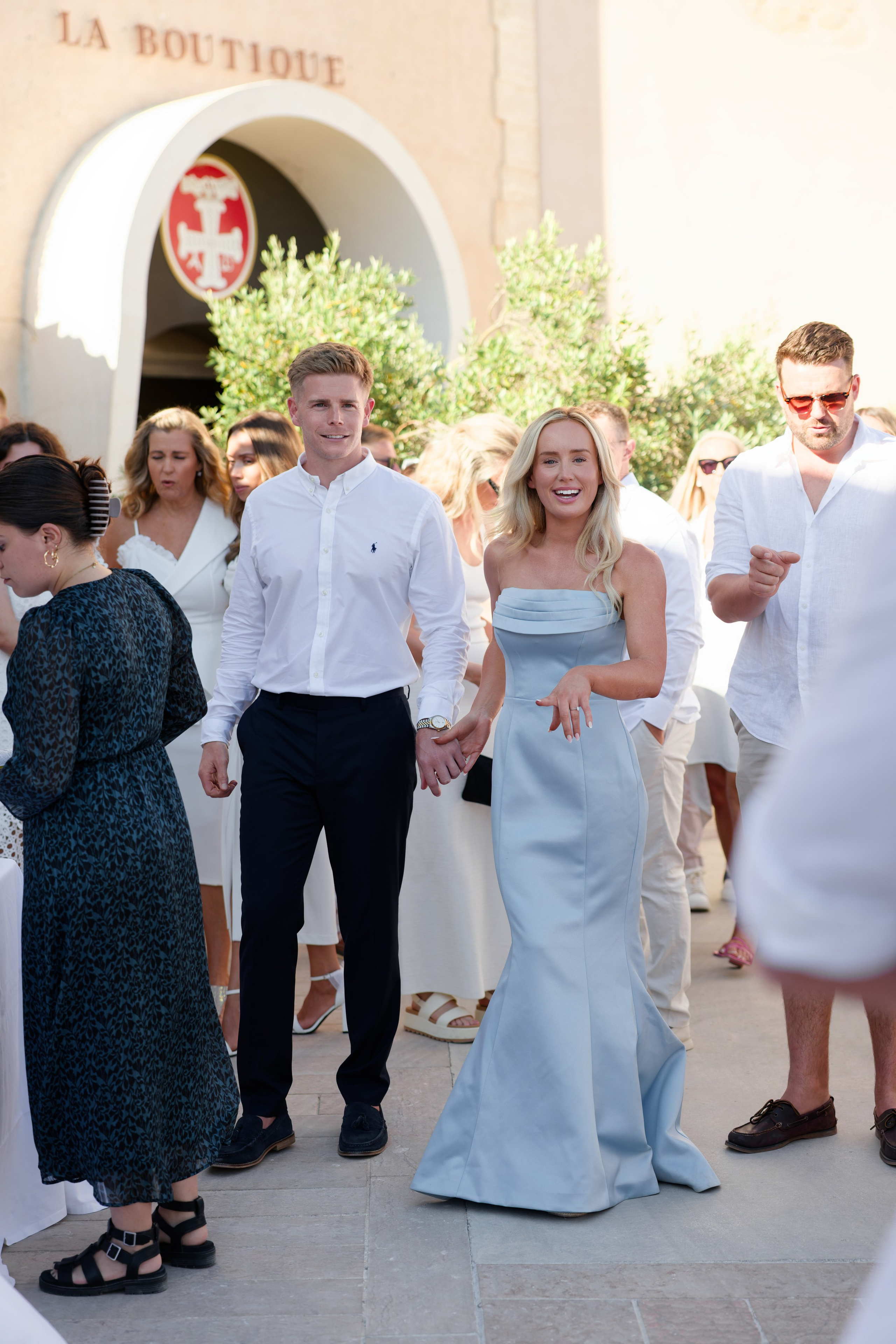 Welcome dinner at Château l’Hospitalet. Destination Wedding Photographer — Nikita Burtsev