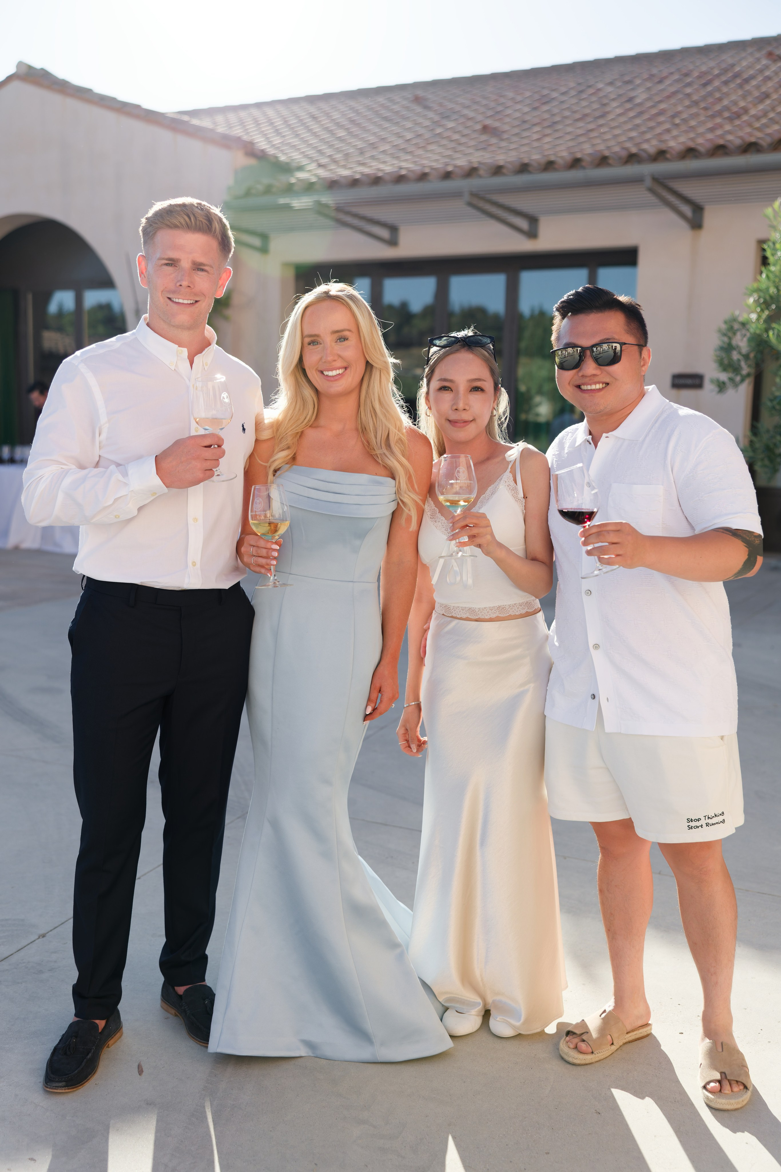 Welcome dinner at Château l’Hospitalet. Destination Wedding Photographer — Nikita Burtsev