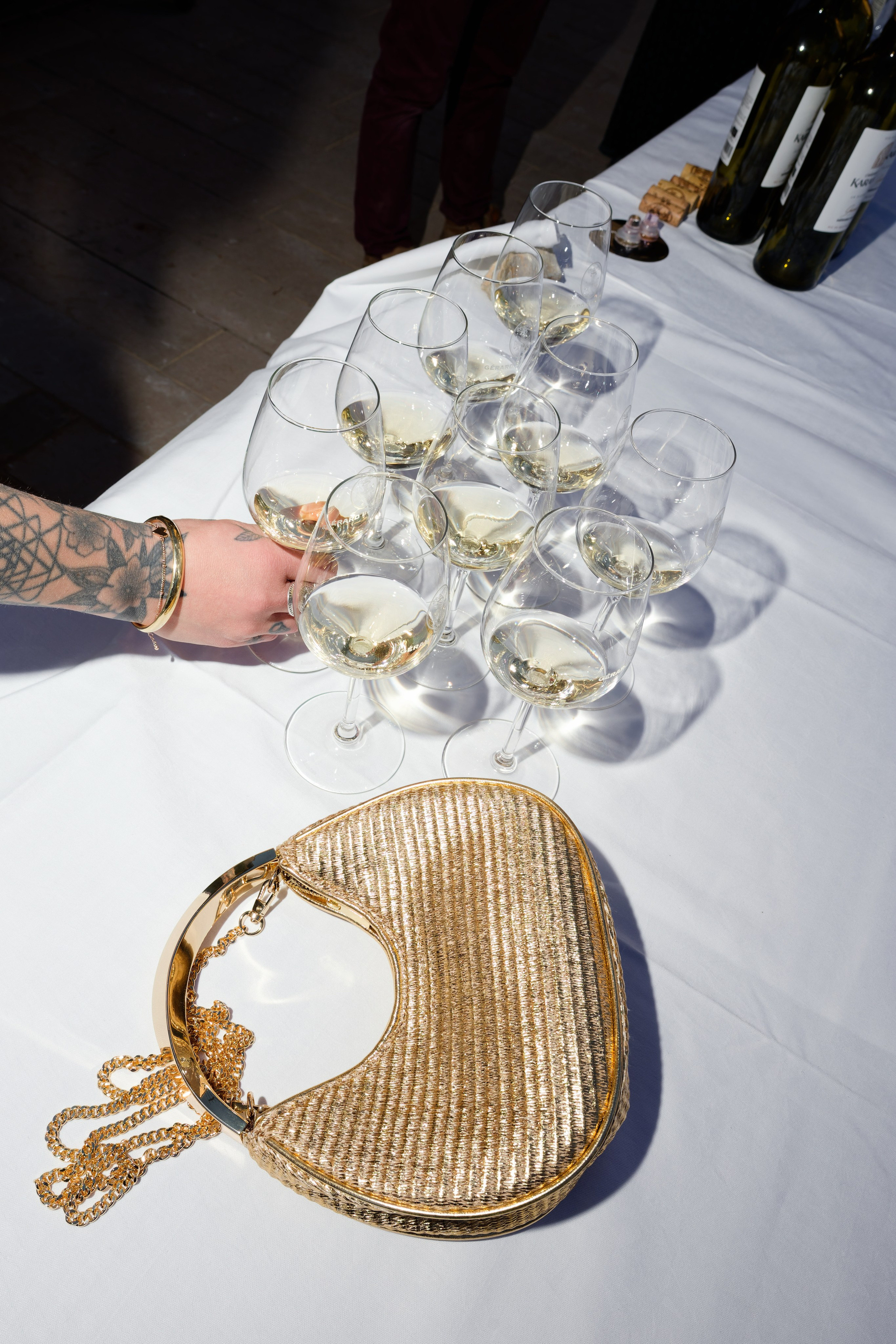 Welcome dinner at Château l’Hospitalet. Destination Wedding Photographer — Nikita Burtsev
