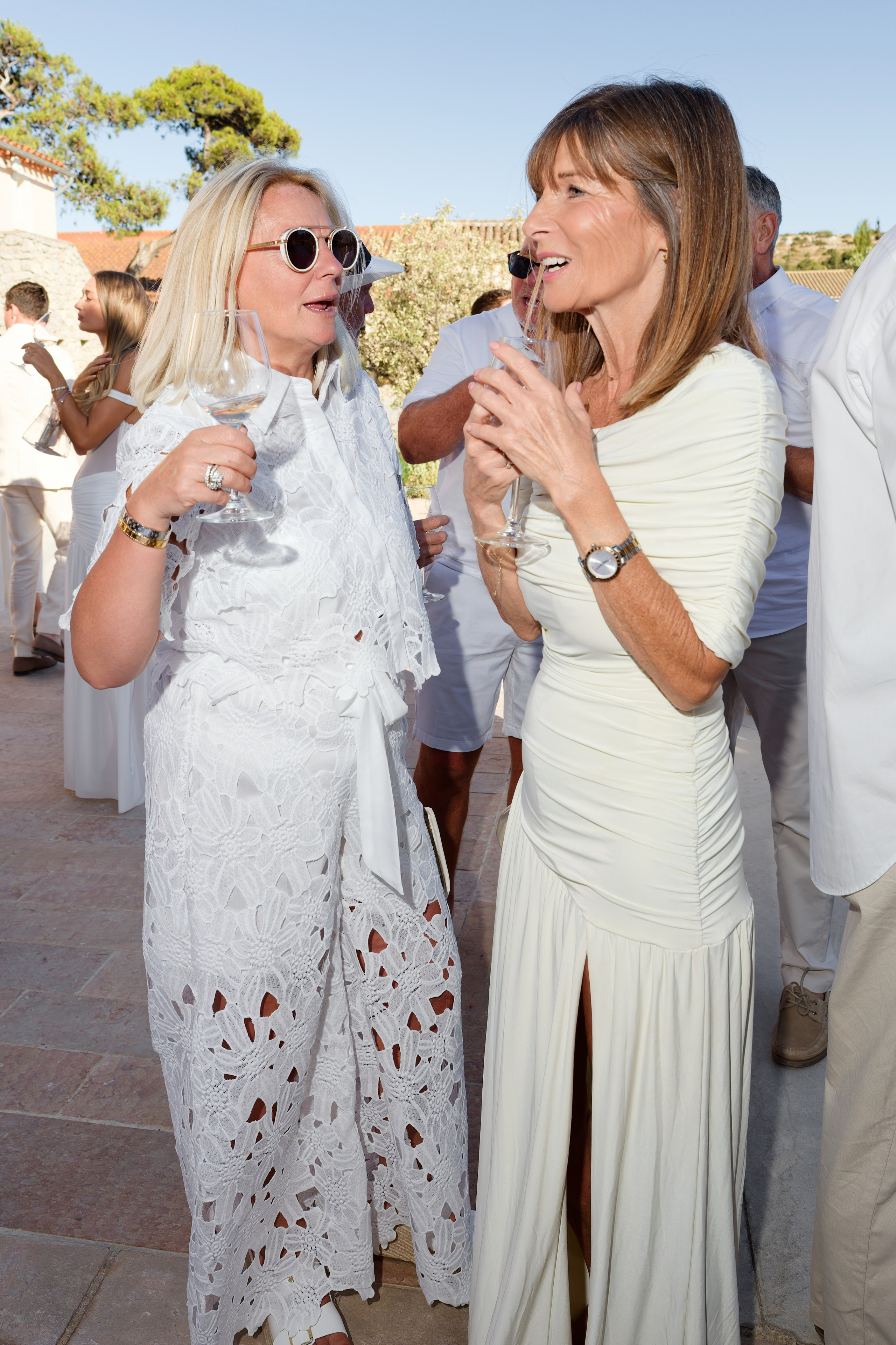 Welcome dinner at Château l’Hospitalet. Destination Wedding Photographer — Nikita Burtsev