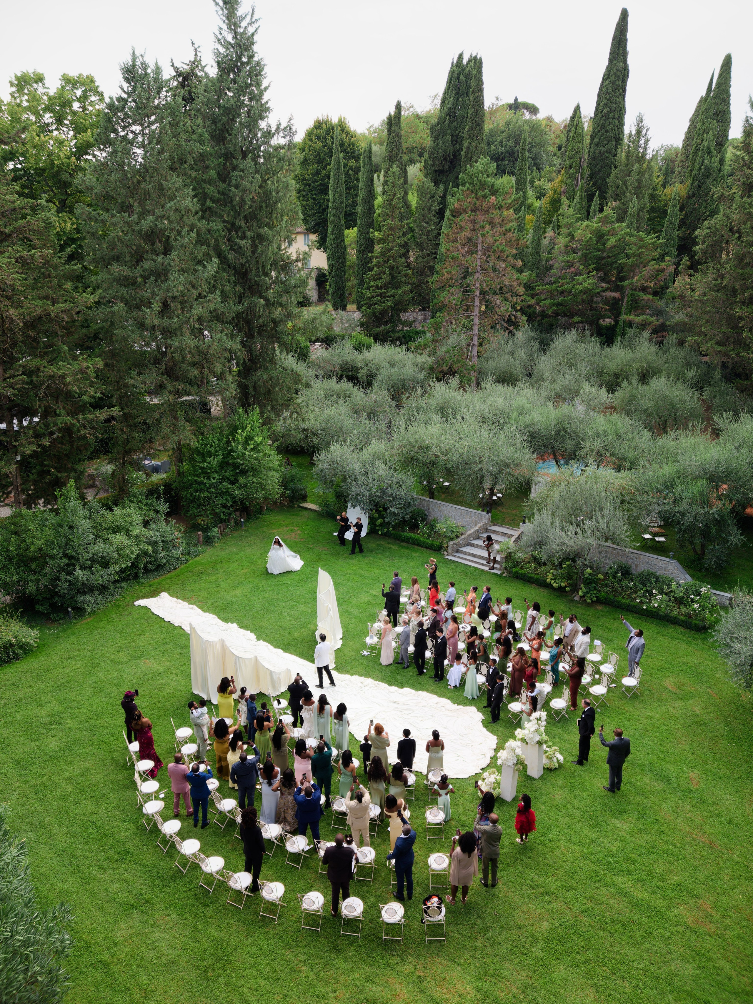 Wedding at Villa Merlo Nero, Florence, Italy. Destination Wedding Photographer — Nikita Burtsev