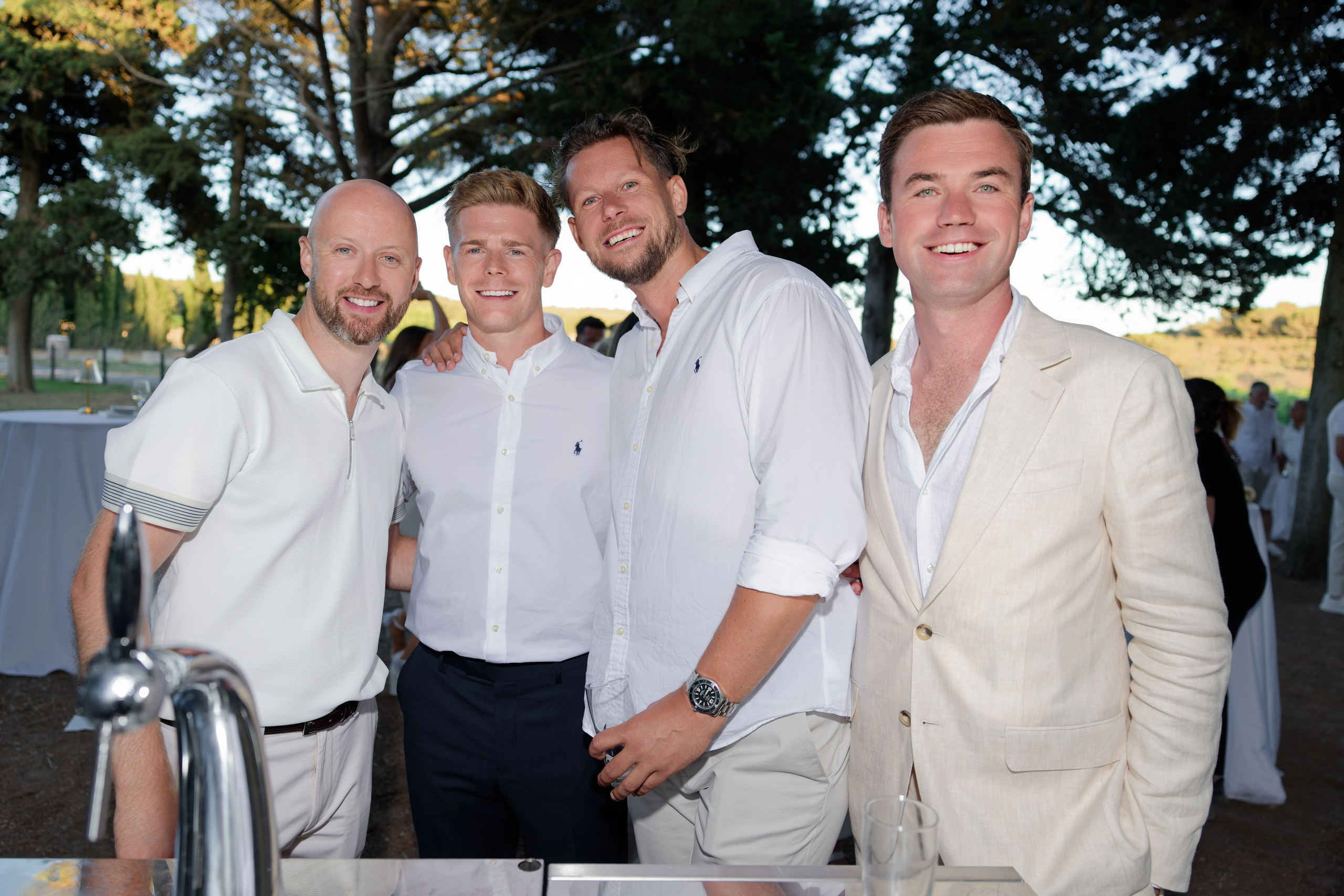 Welcome dinner at Château l’Hospitalet. Destination Wedding Photographer — Nikita Burtsev