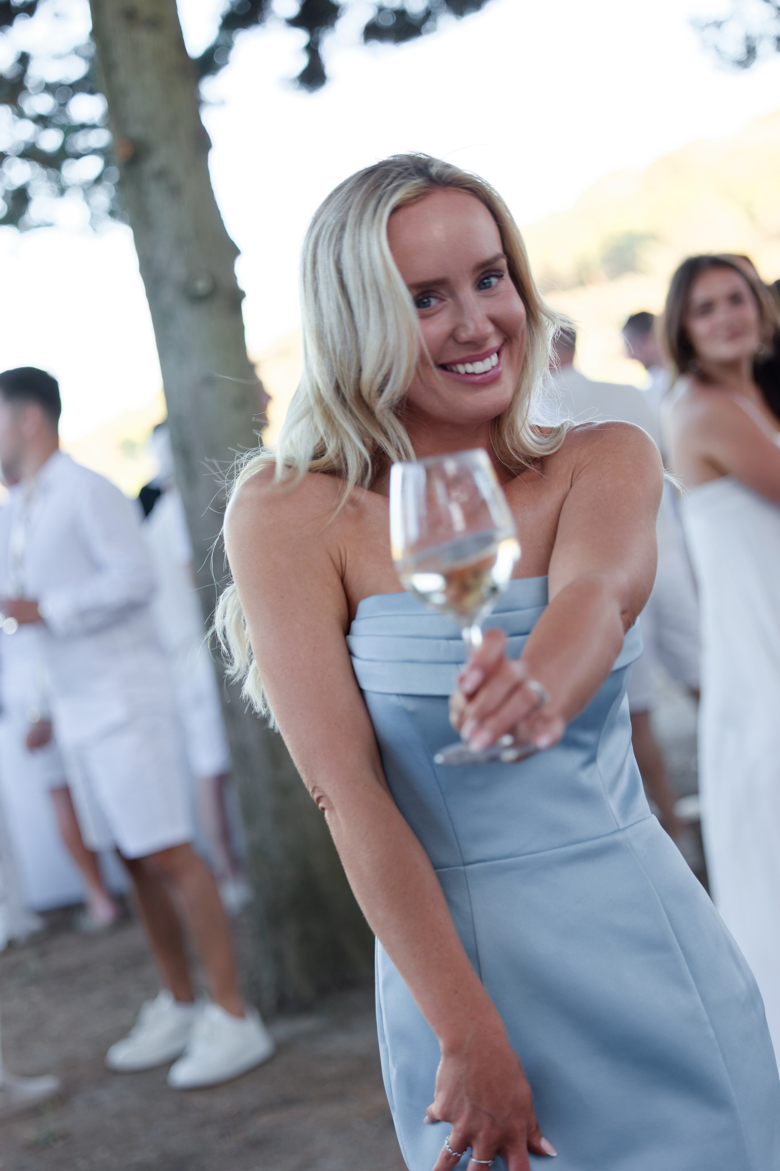 Welcome dinner at Château l’Hospitalet. Destination Wedding Photographer — Nikita Burtsev
