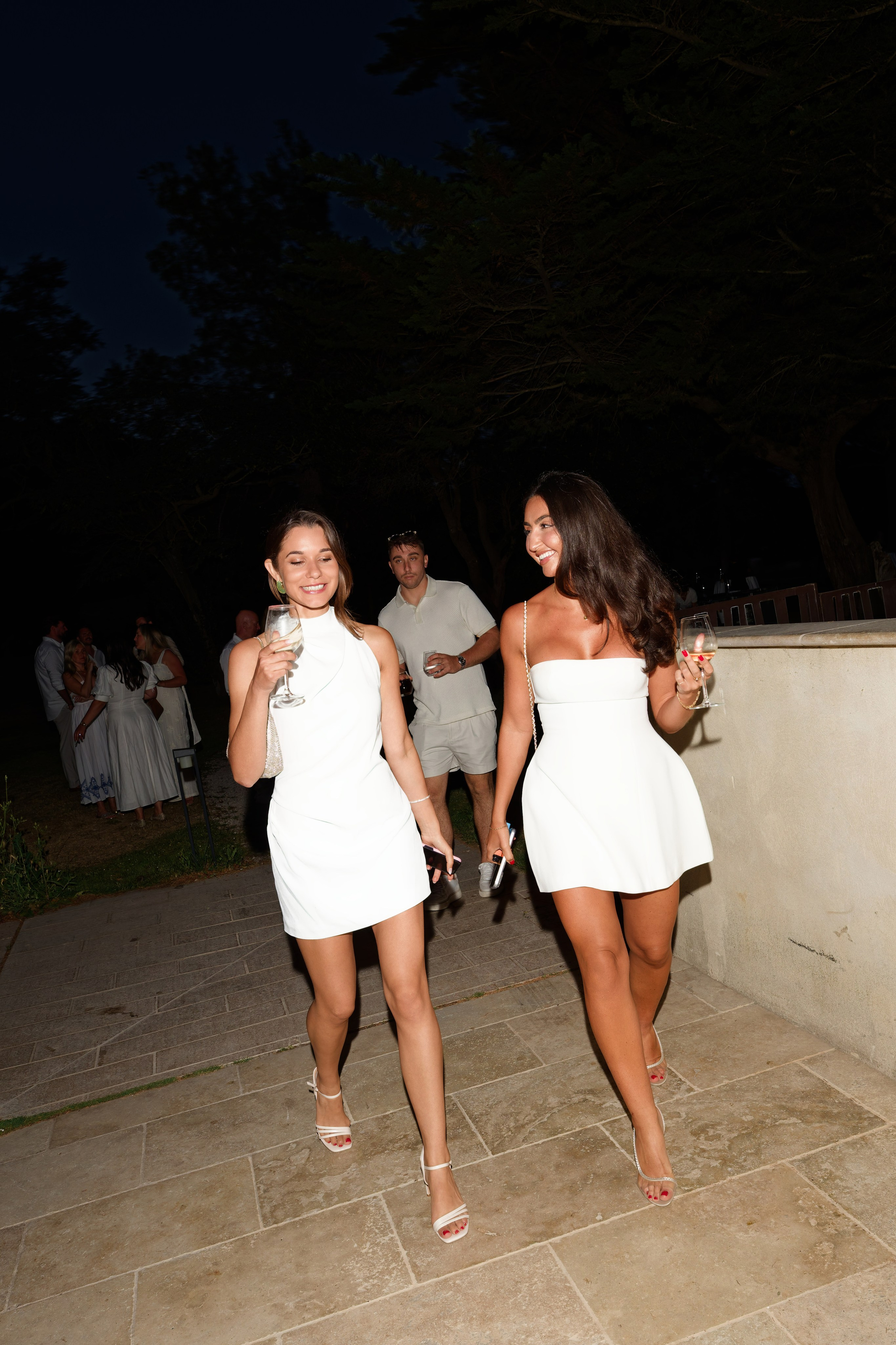 Welcome dinner at Château l’Hospitalet. Destination Wedding Photographer — Nikita Burtsev
