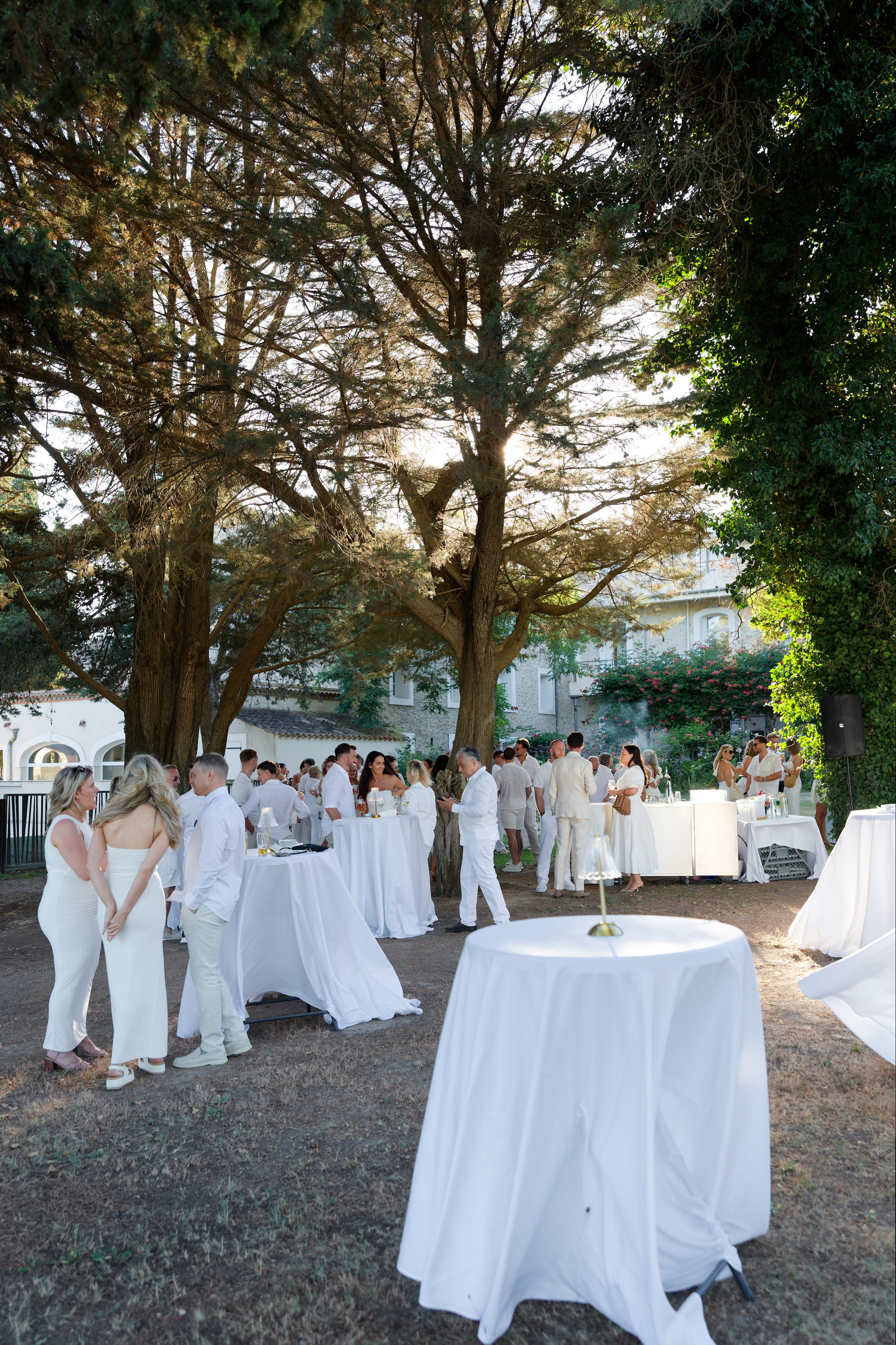Welcome dinner at Château l’Hospitalet. Destination Wedding Photographer — Nikita Burtsev