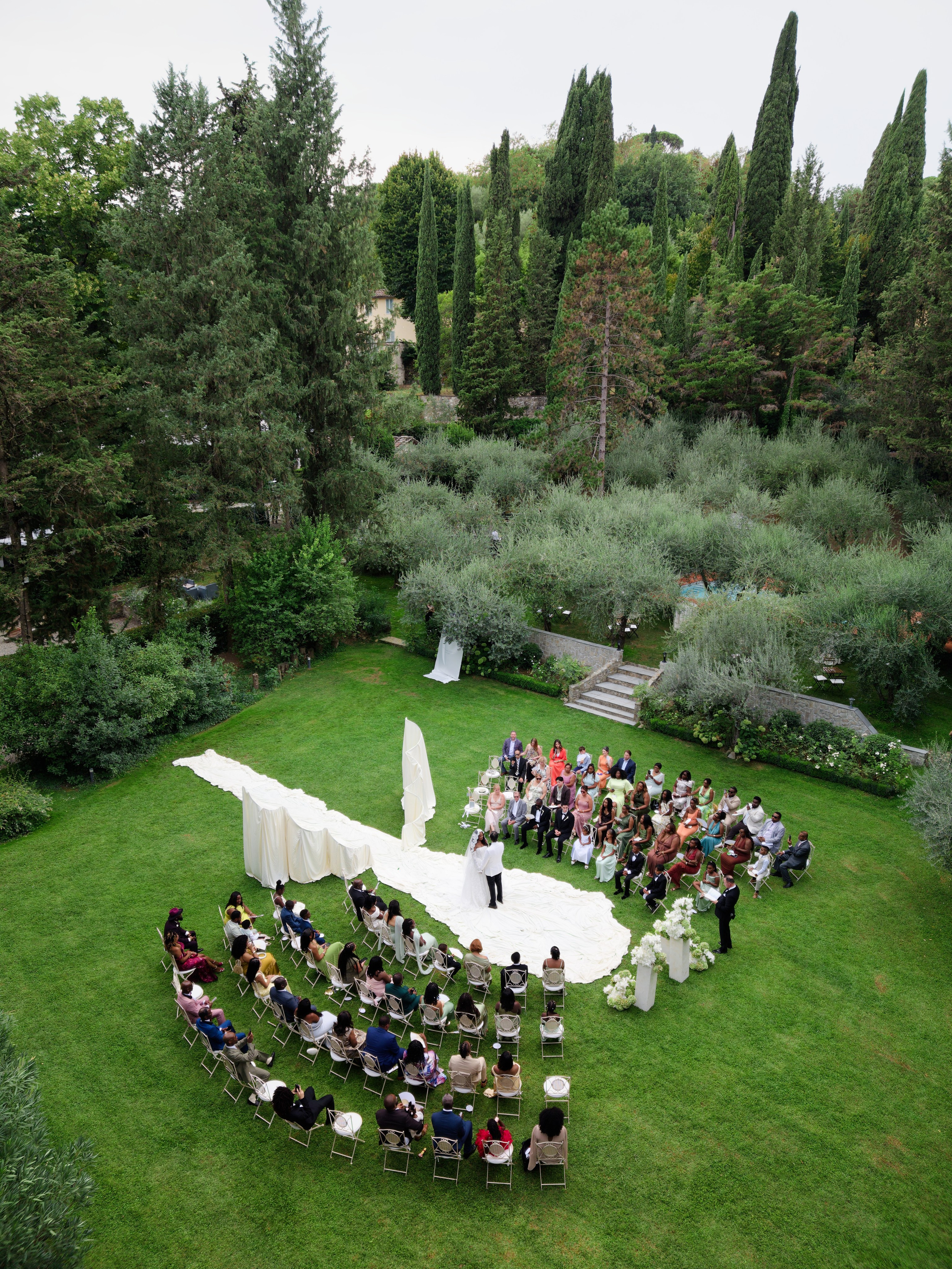 Wedding at Villa Merlo Nero, Florence, Italy. Destination Wedding Photographer — Nikita Burtsev