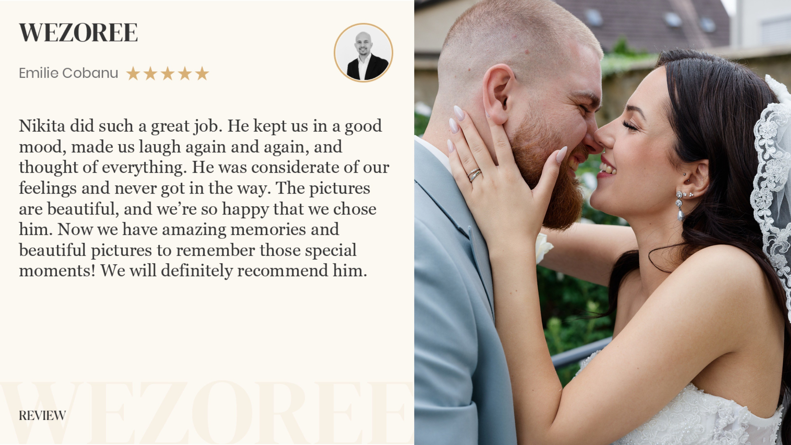 Reviews. Destination Wedding Photographer — Nikita Burtsev