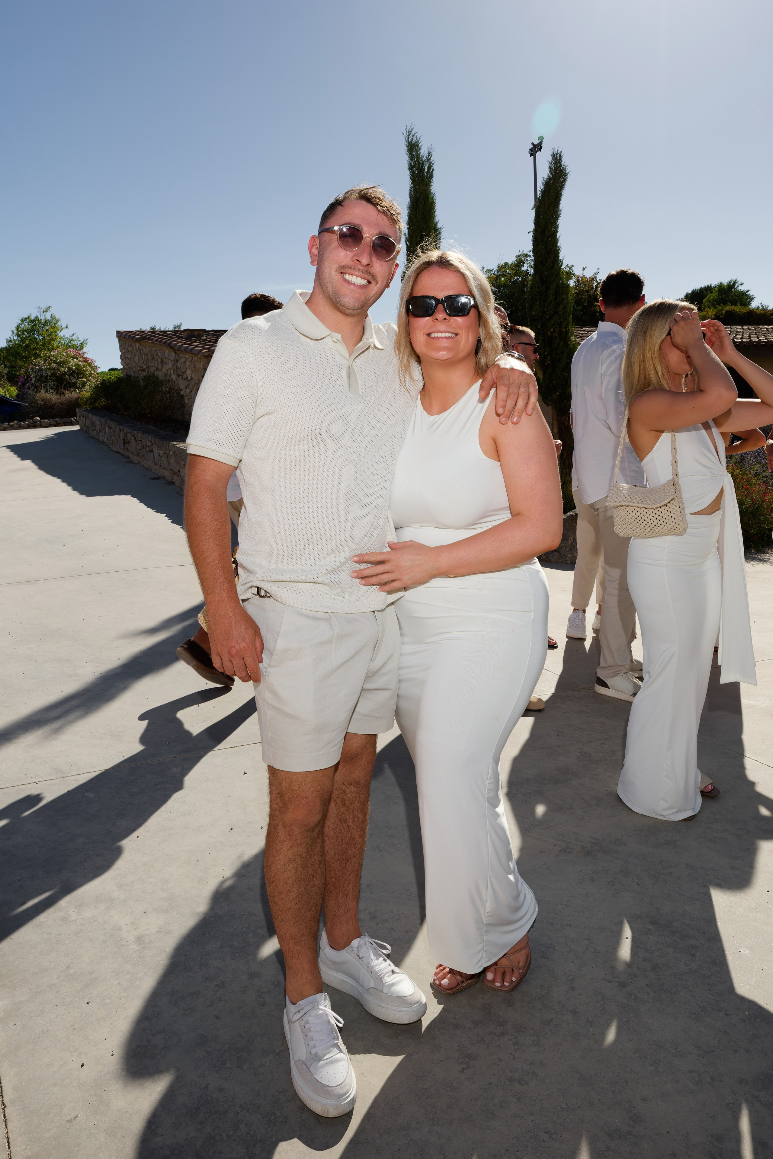 Welcome dinner at Château l’Hospitalet. Destination Wedding Photographer — Nikita Burtsev